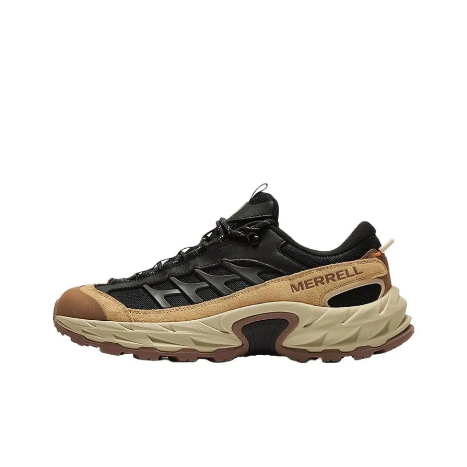 MERRELL Амортизация противоскользящий устойчивый к истиранию низкий топ альпинистская походная обувь мужская черная коричневая