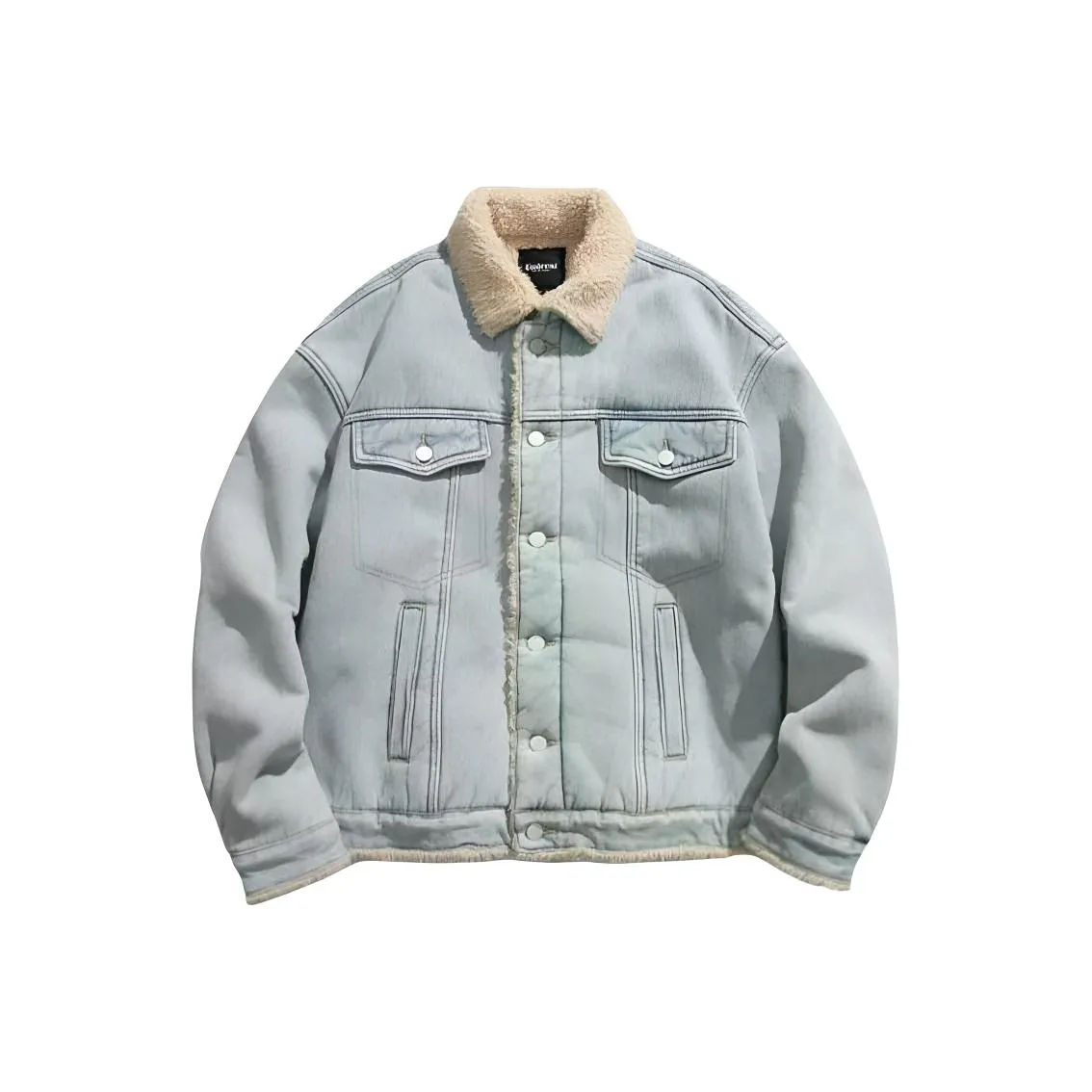 FOMOCE Светло-синий Унисекс Пуховики