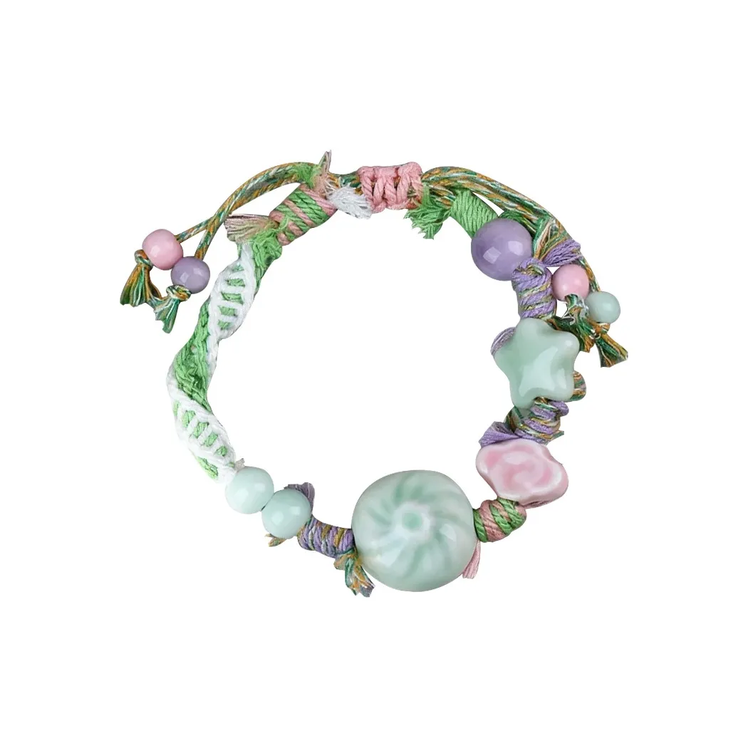 ZUIWENGLANGYASHANWENCHUANG Керамика Браслет Шнурки Унисекс