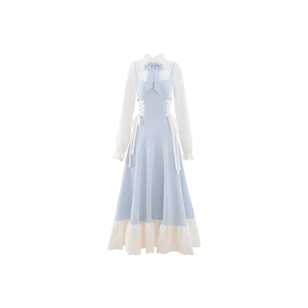 COVT Длинное платье с длинными рукавами женское