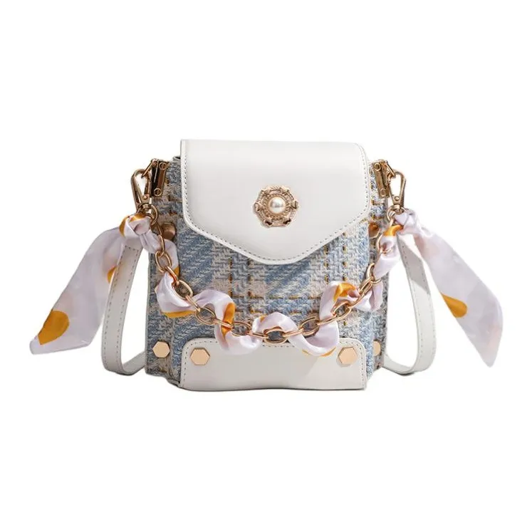 DALO Искусственная кожа Сумка через плечо Сумка на плечо Женская Белая