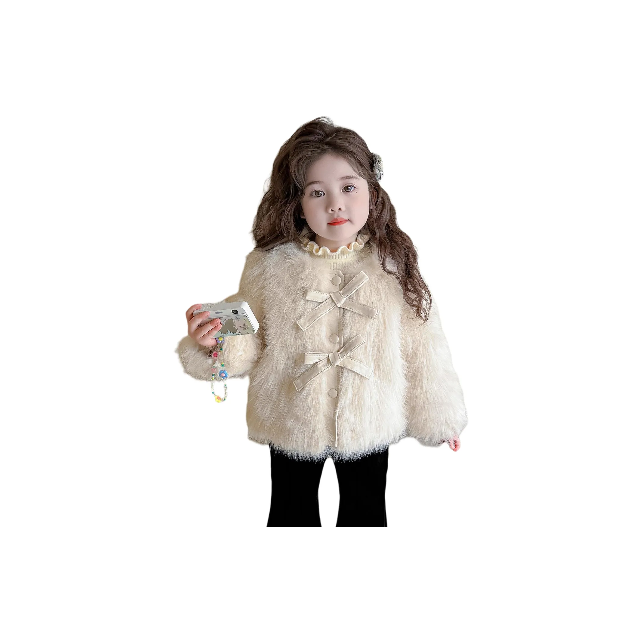 Mami Macca Искусственный мех Детский Возраст 3-7 лет