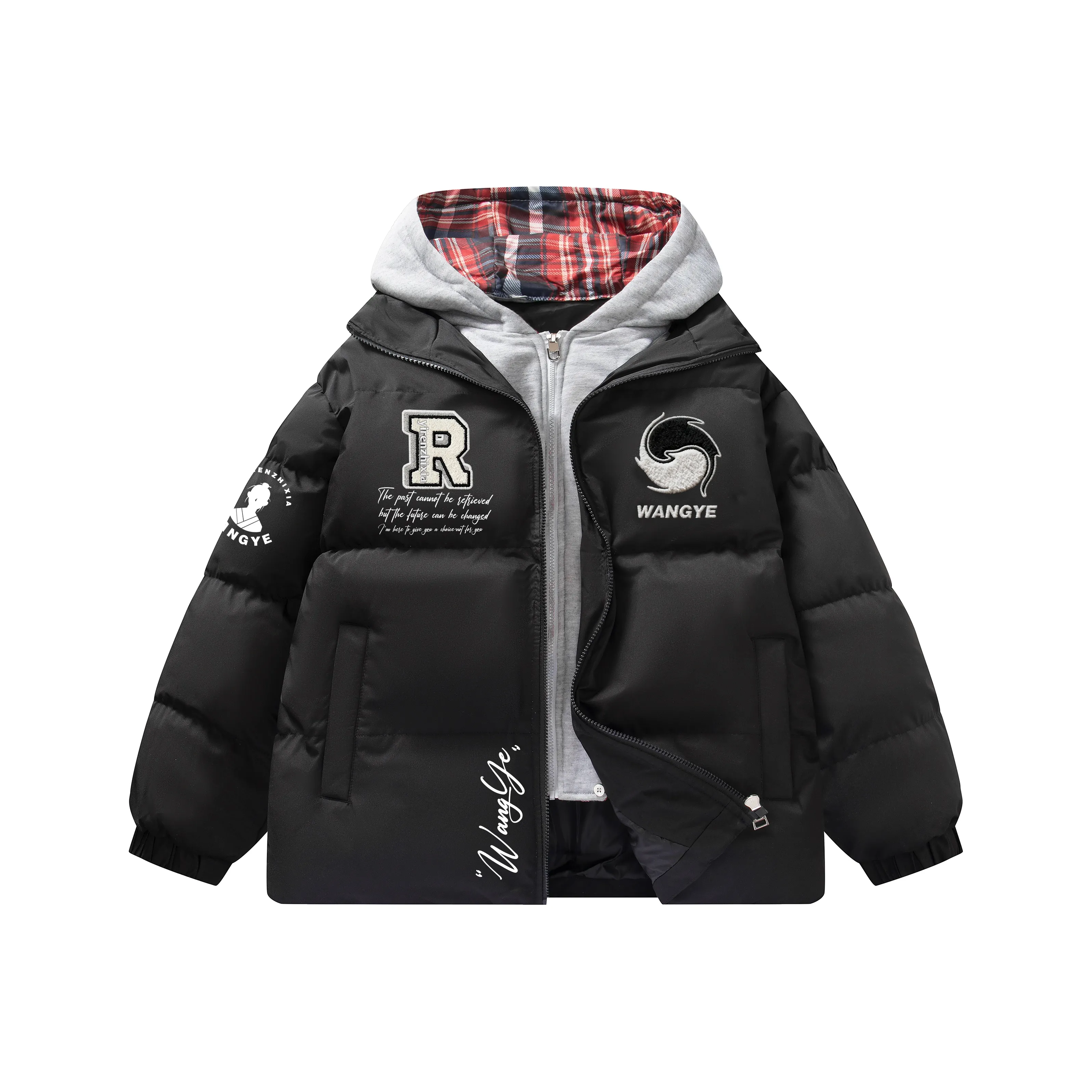 Под одним человеком Мужской Осенний и Зимний Пуховик Унисекс