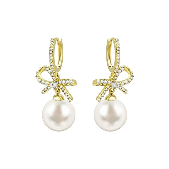 Yi Can Искусственная жемчужина Серьги Женские