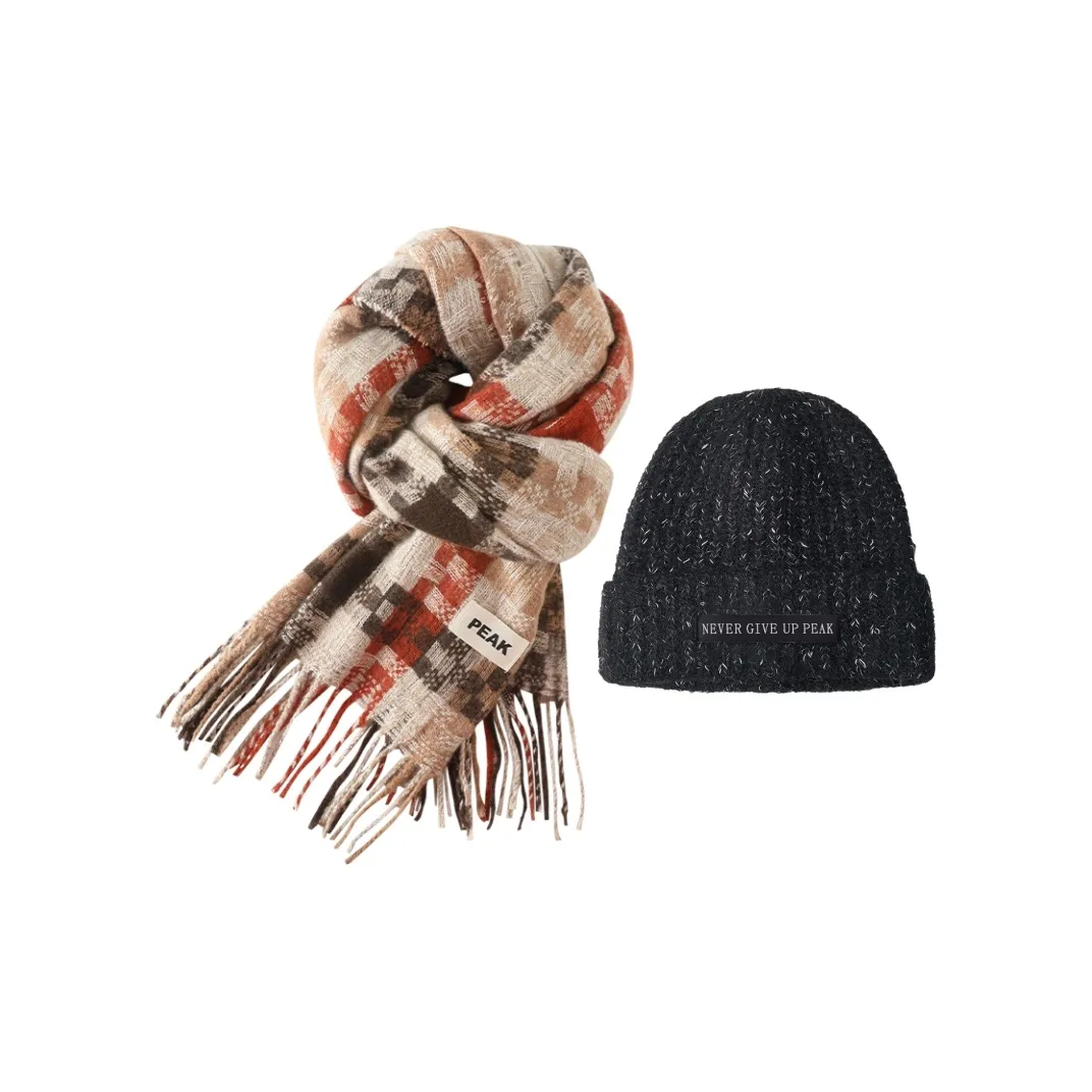 PEAK Полиэстеровый трикотаж Шарфы Женские