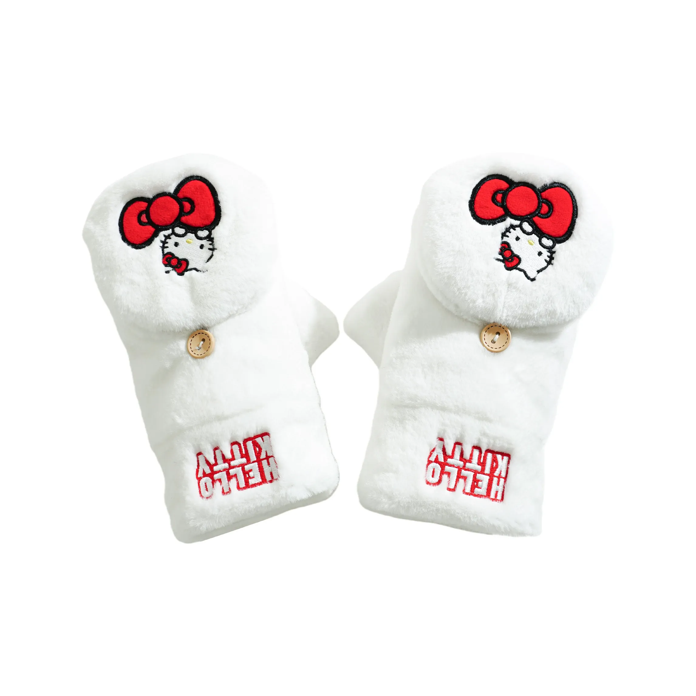 Санрио Полиэстер Трикотаж Перчатки Унисекс