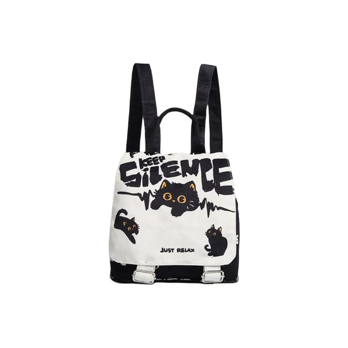 DALO Холст Рюкзак Стандартный Женский Черный