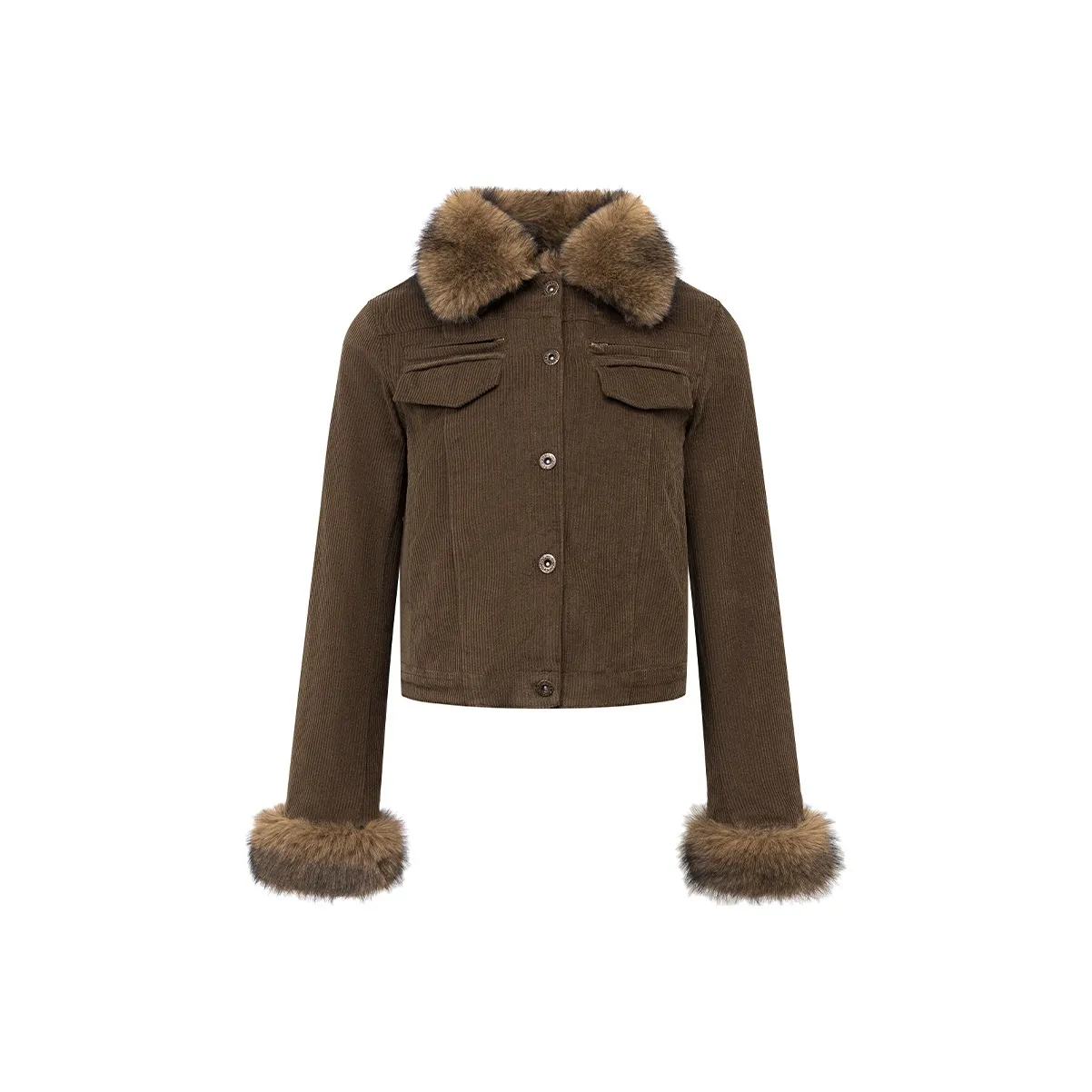 Ariseism Army Green Женское короткое пальто