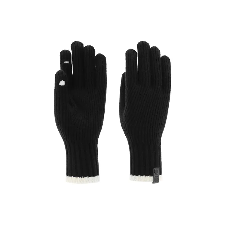 ELLE 70% овечья шерсть 30% кашемир вязаные перчатки женские