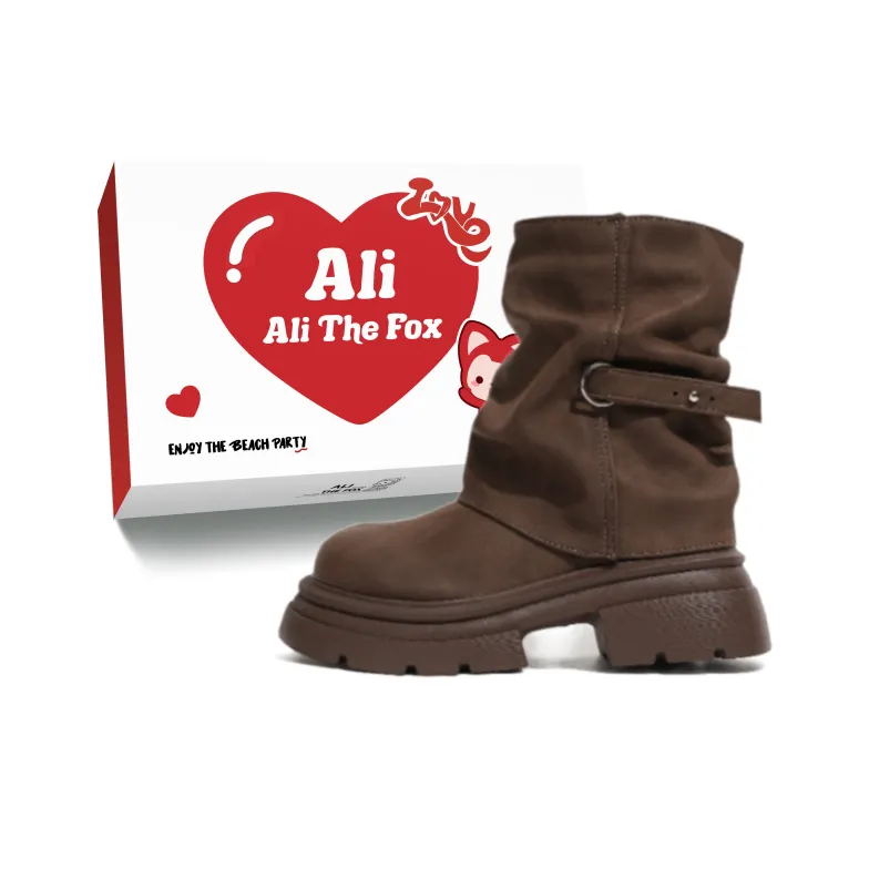 Али Тх Фокс С флисовой подкладкой термический теплый устойчивый к холоду короткий ботинок Мартин женский
