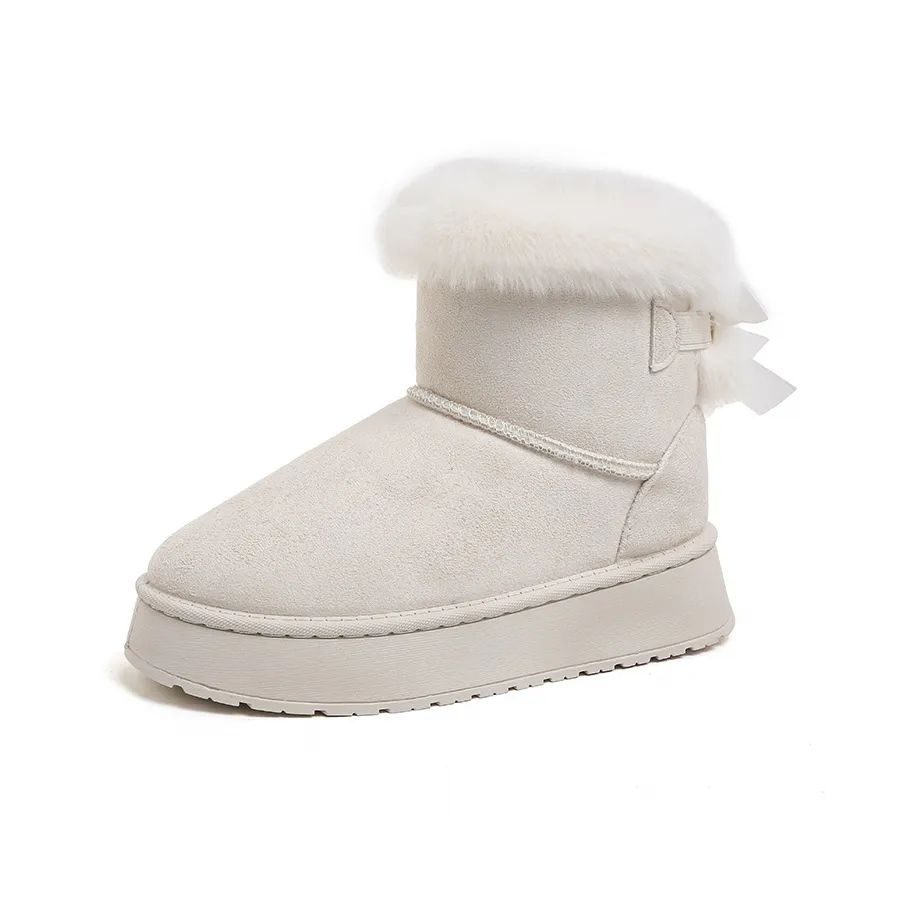 Be Good Устойчивый к истиранию Высота увеличивающих ботинок Короткие Снежные ботинки Женские