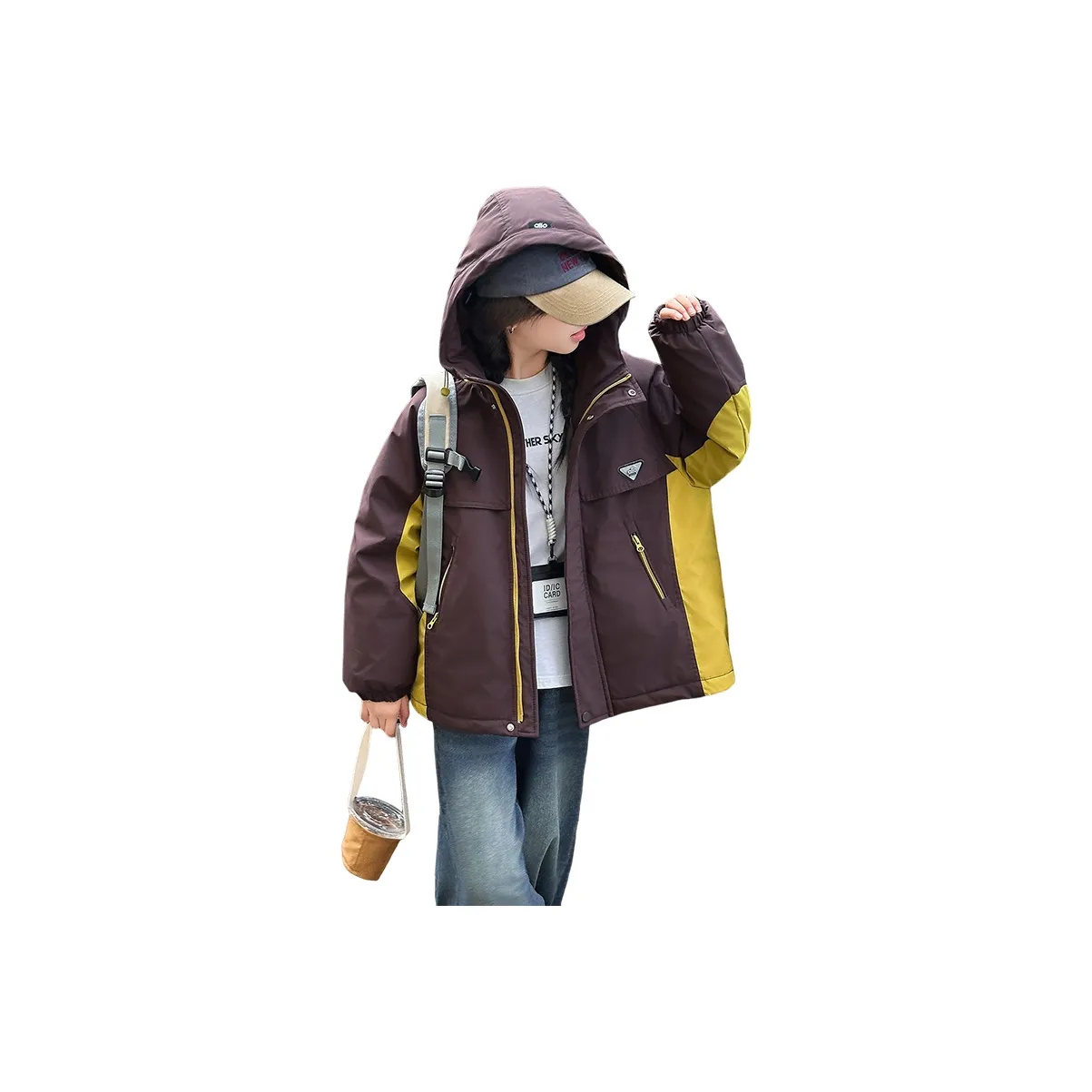 Lanza Повседневный PARKA Пальто Зимний Фиолетовый Подростки