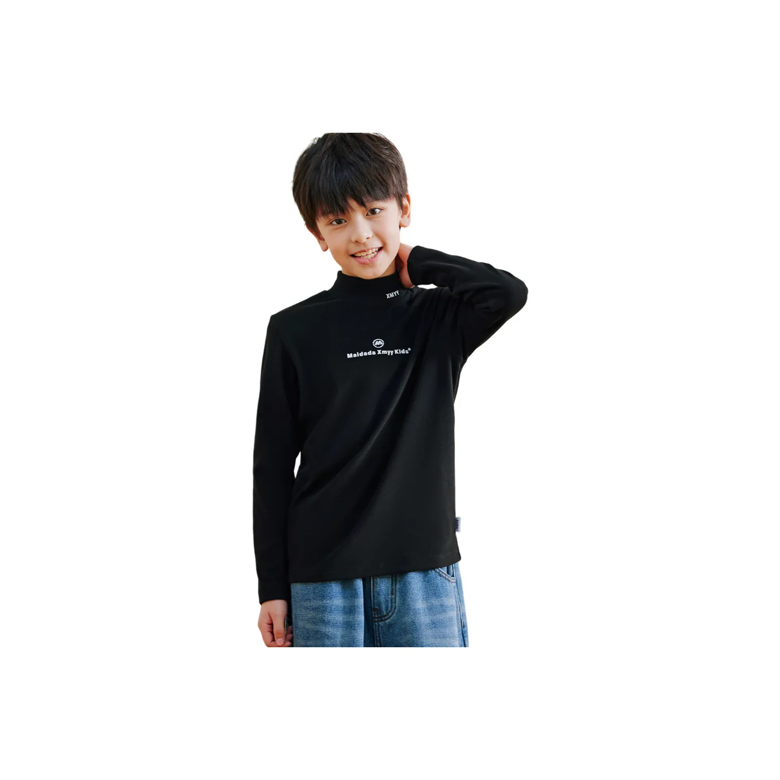 Yunpo Длинный рукав Т-рубашка Подростки