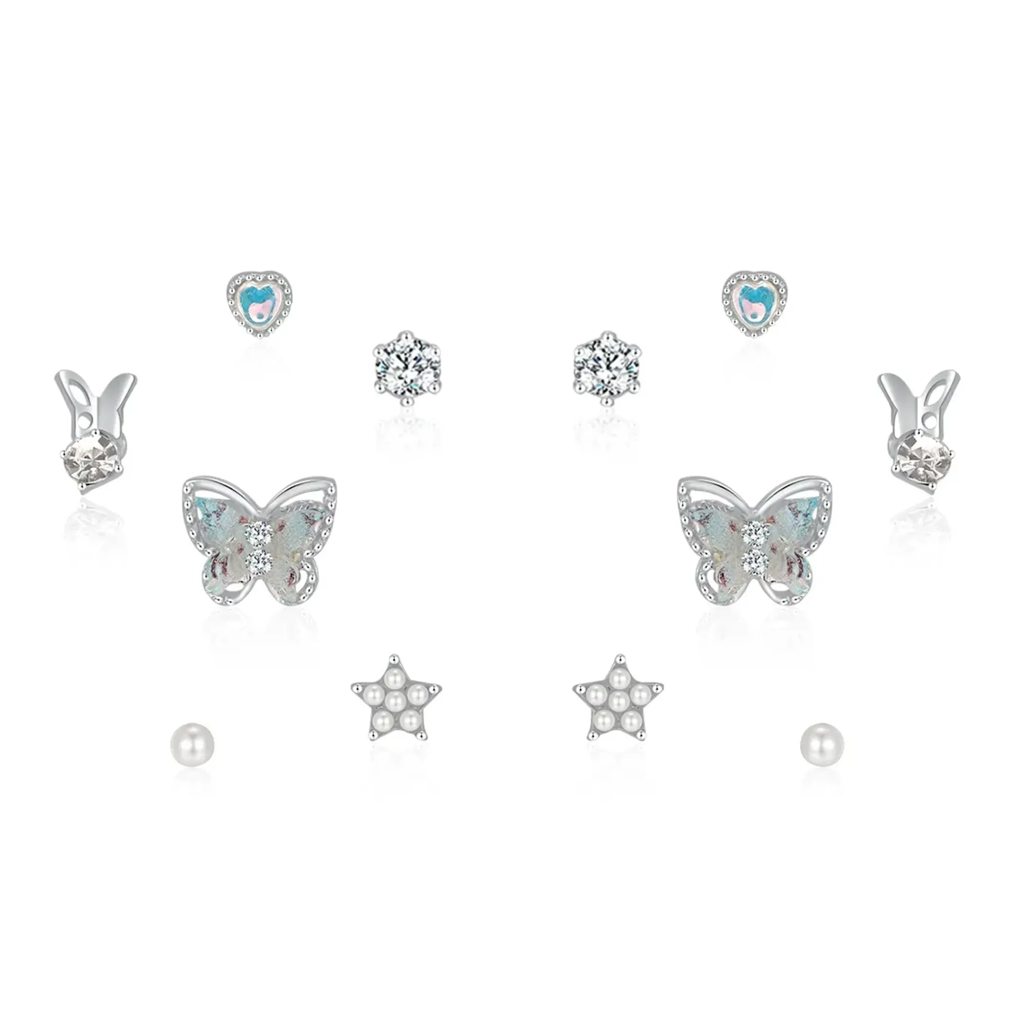 MISS TOOYA Сплав Серьги-гвоздики Женские