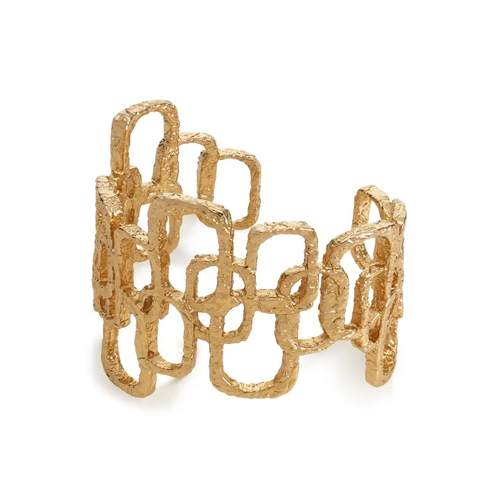 Retro Chic Латунь с покрытием антиковое золото светлый браслет женский