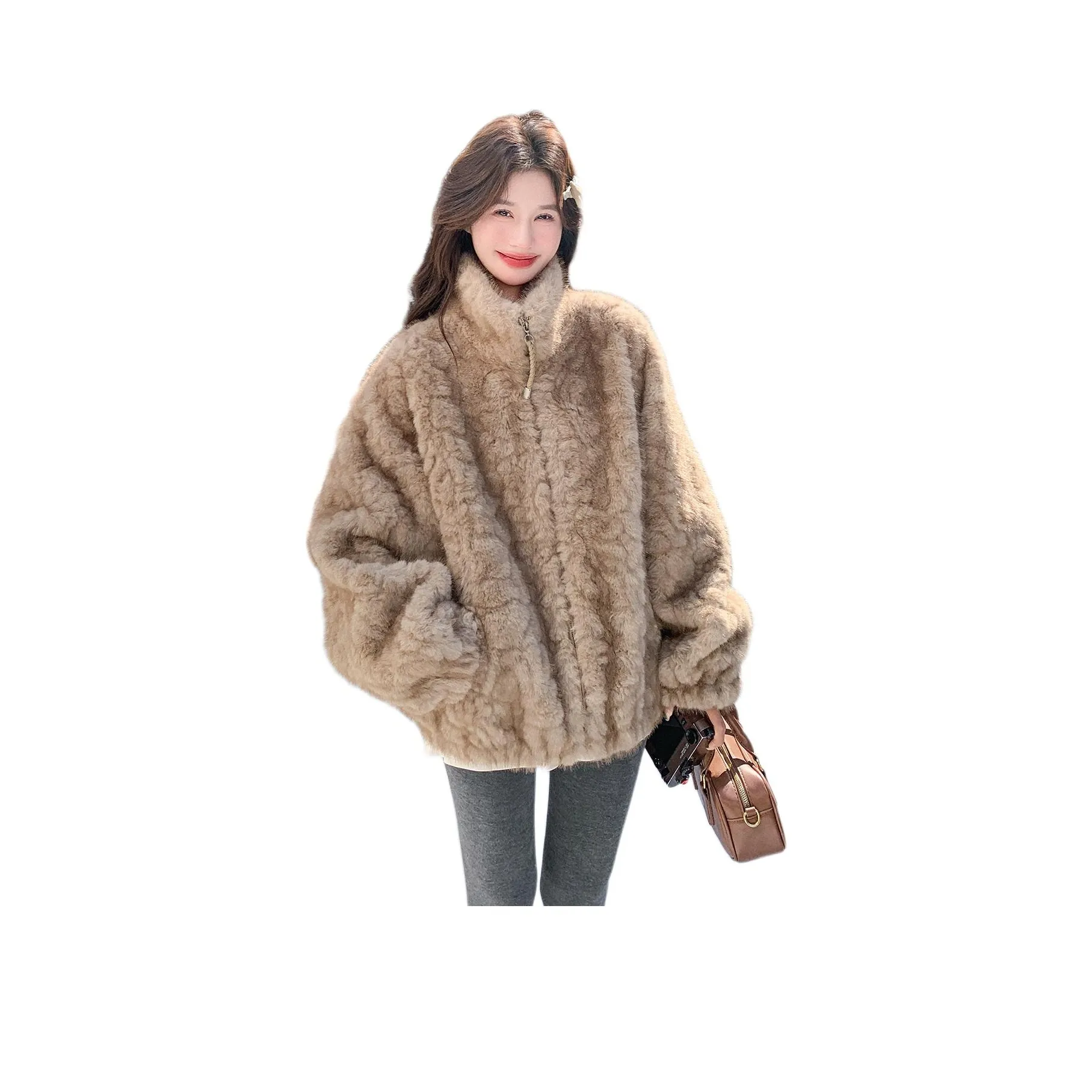 MEXICAN Молочно-чайный Бежевый Женские Меховые изделия