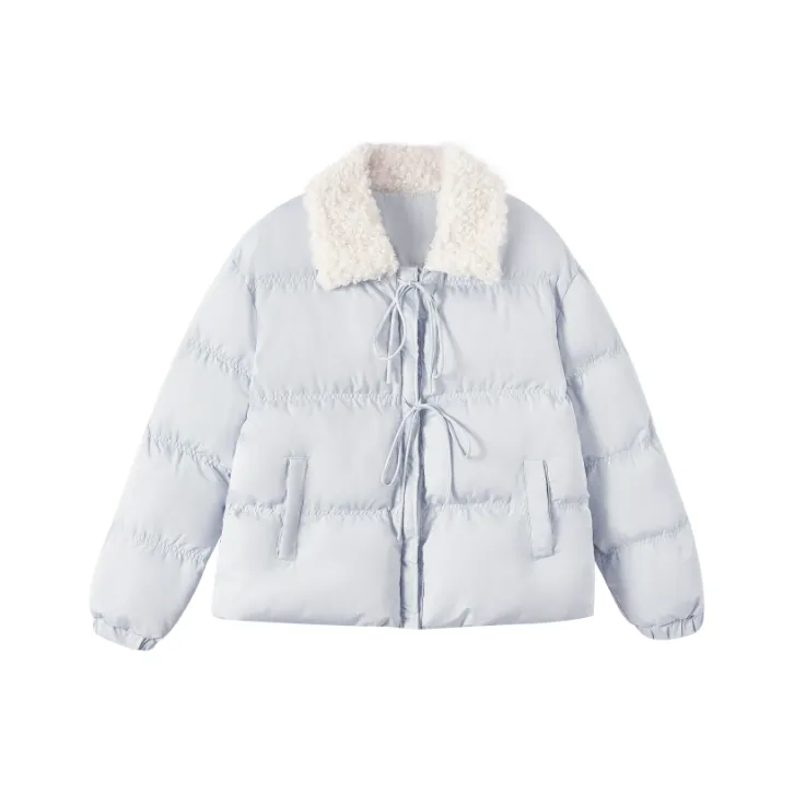 MISTVB Светло-синий женский пуховик