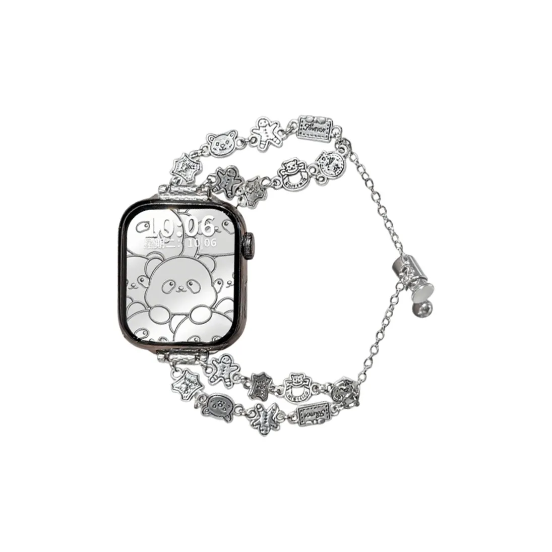 CHUANGYIDA Ремень Apple Совместимость Металл