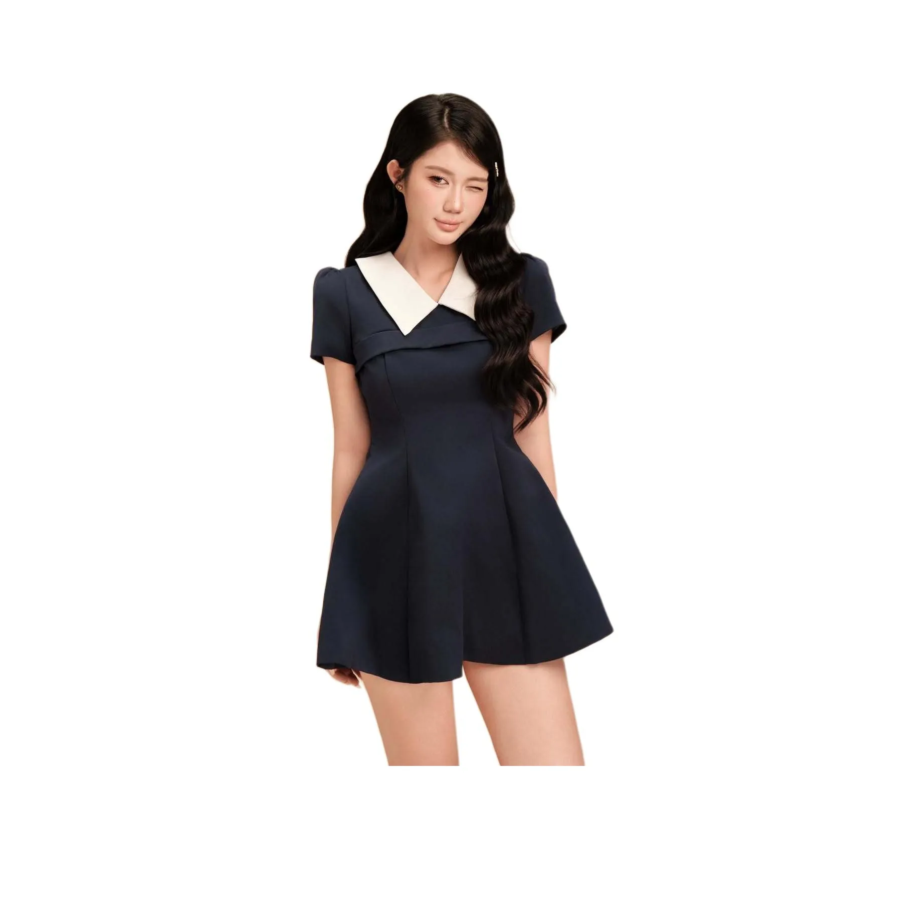 FTTHR Короткий рукав Платье Женское