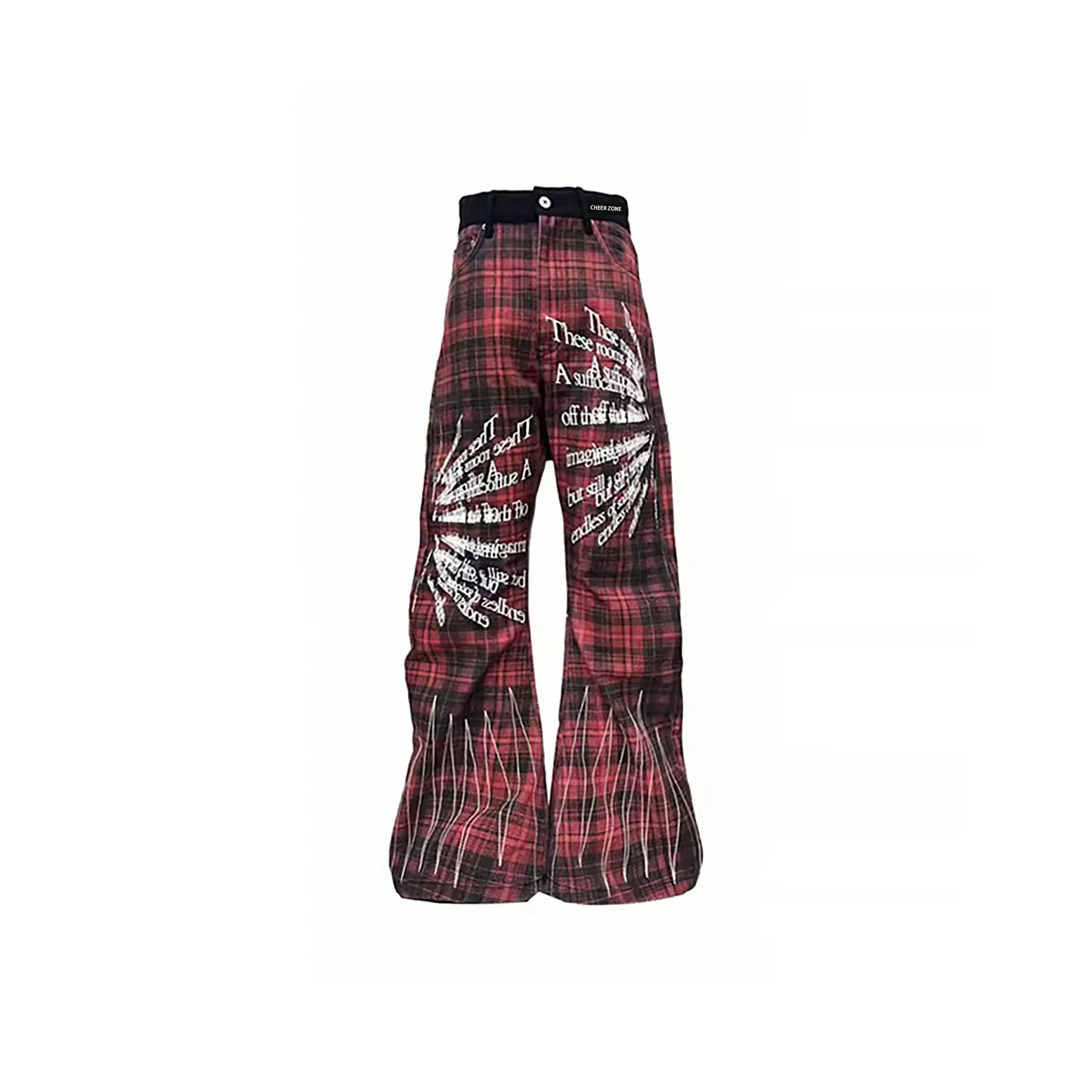 CHEER ZONE Red Unisex Jeans