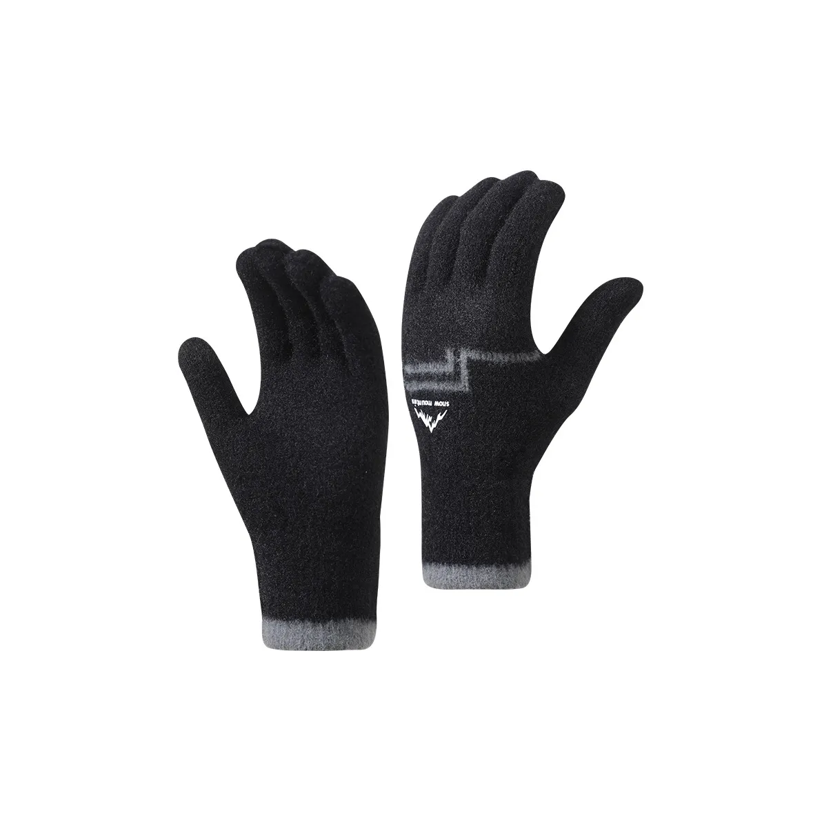 ЮЙЧЖАОЛИНЬ Утолщенные вязаные перчатки для мужчин