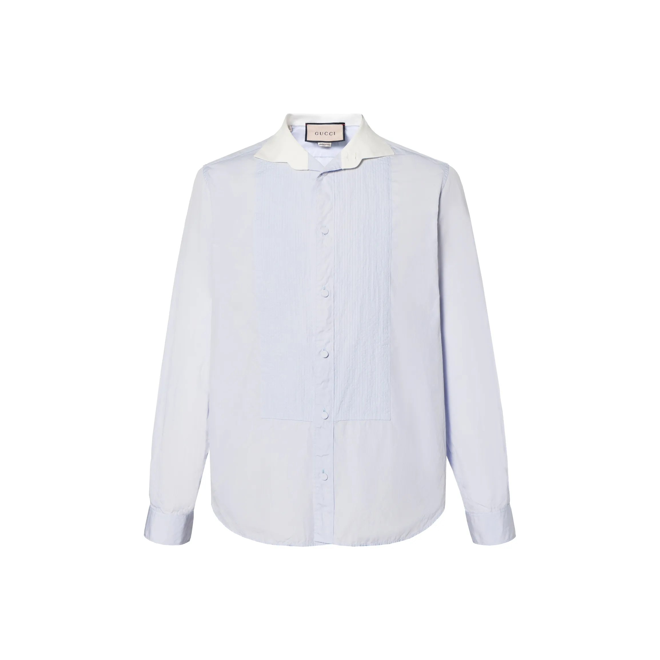 GUCCI Love Parade FW22 Рубашка Мужская Светло-Синяя