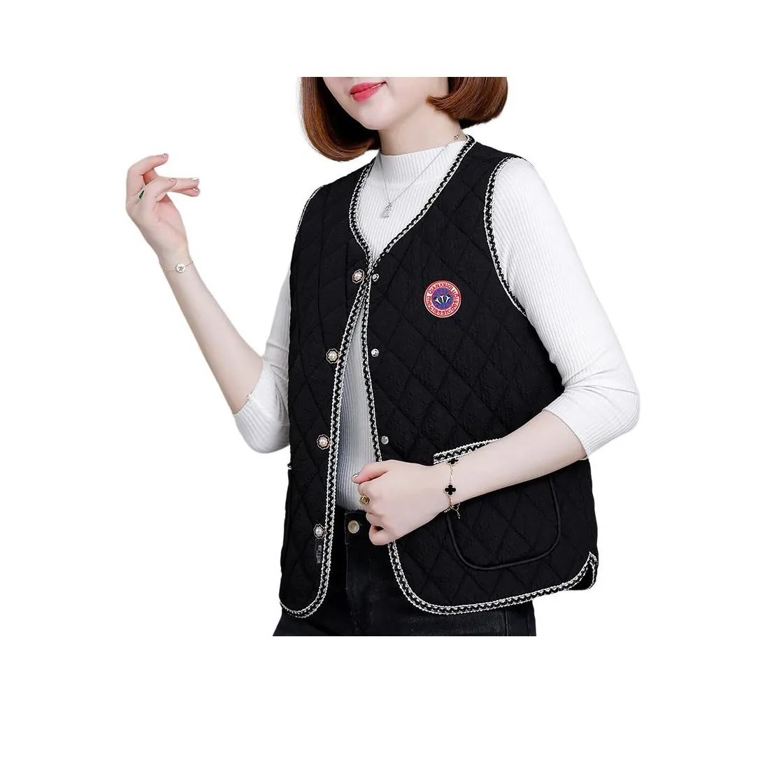 The Temptation Of The Muse Пуховый хлопковый жилет женский