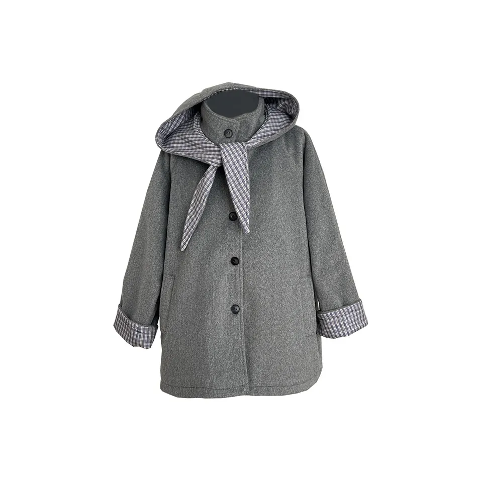 SYEEE WITH U Серый Женский Пальто