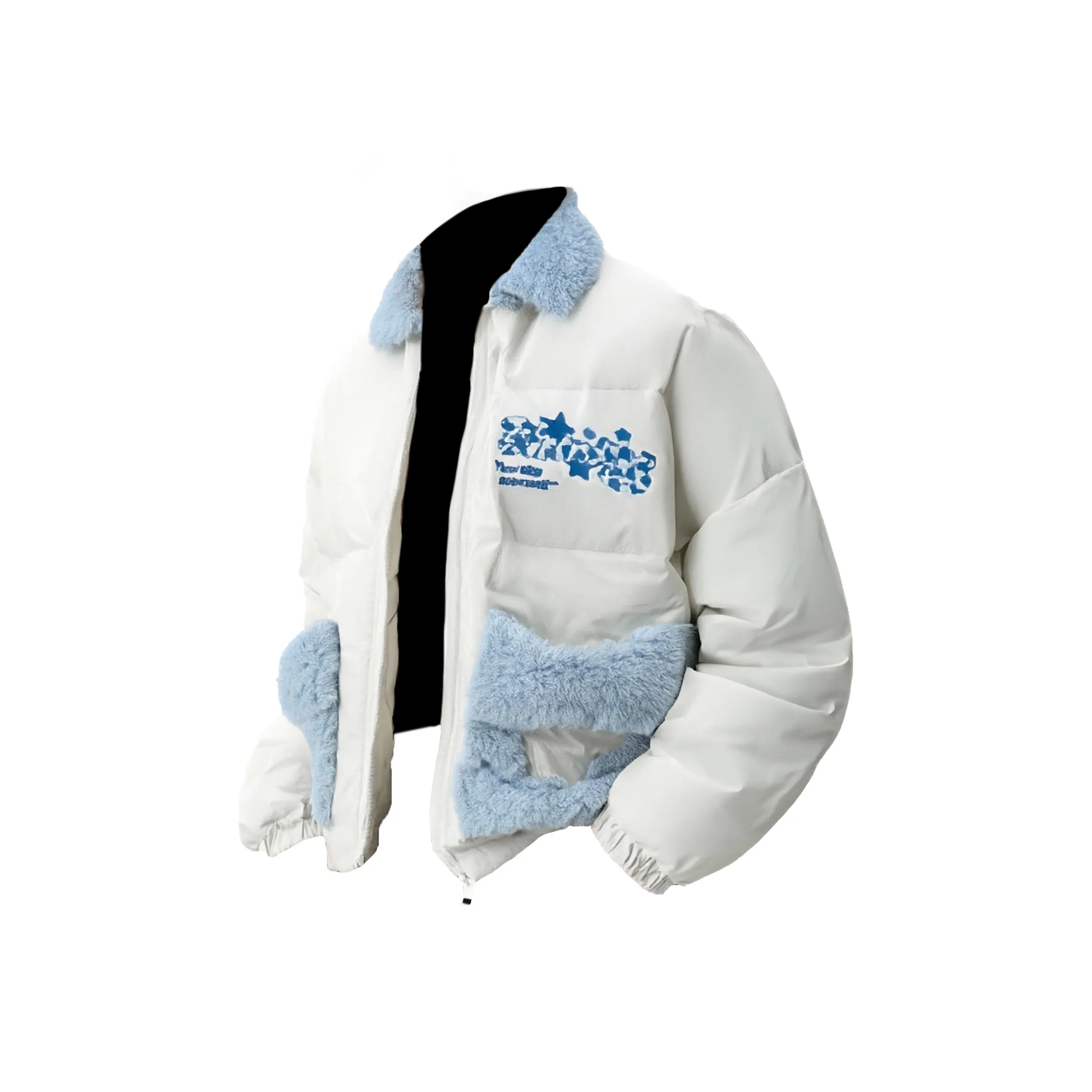 OG96 LAB Синий Унисекс Пуховики