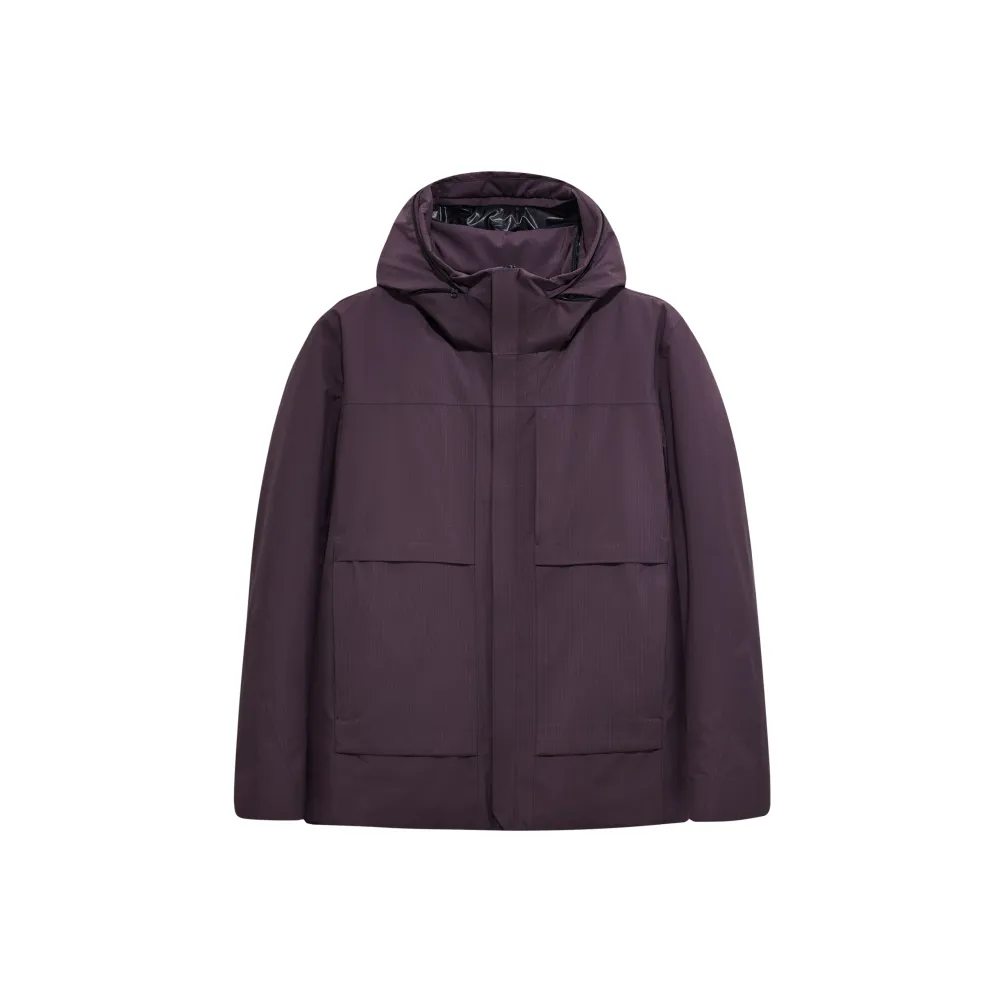 Jiumuwang Мужские брюки Expert FW25 Пуховик Облегающий крой Унисекс Ягода Черный Фиолетовый