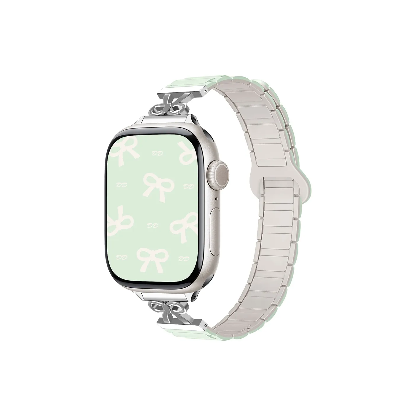 TAOGLU Ремешок Apple Совместимость Силикон Металл