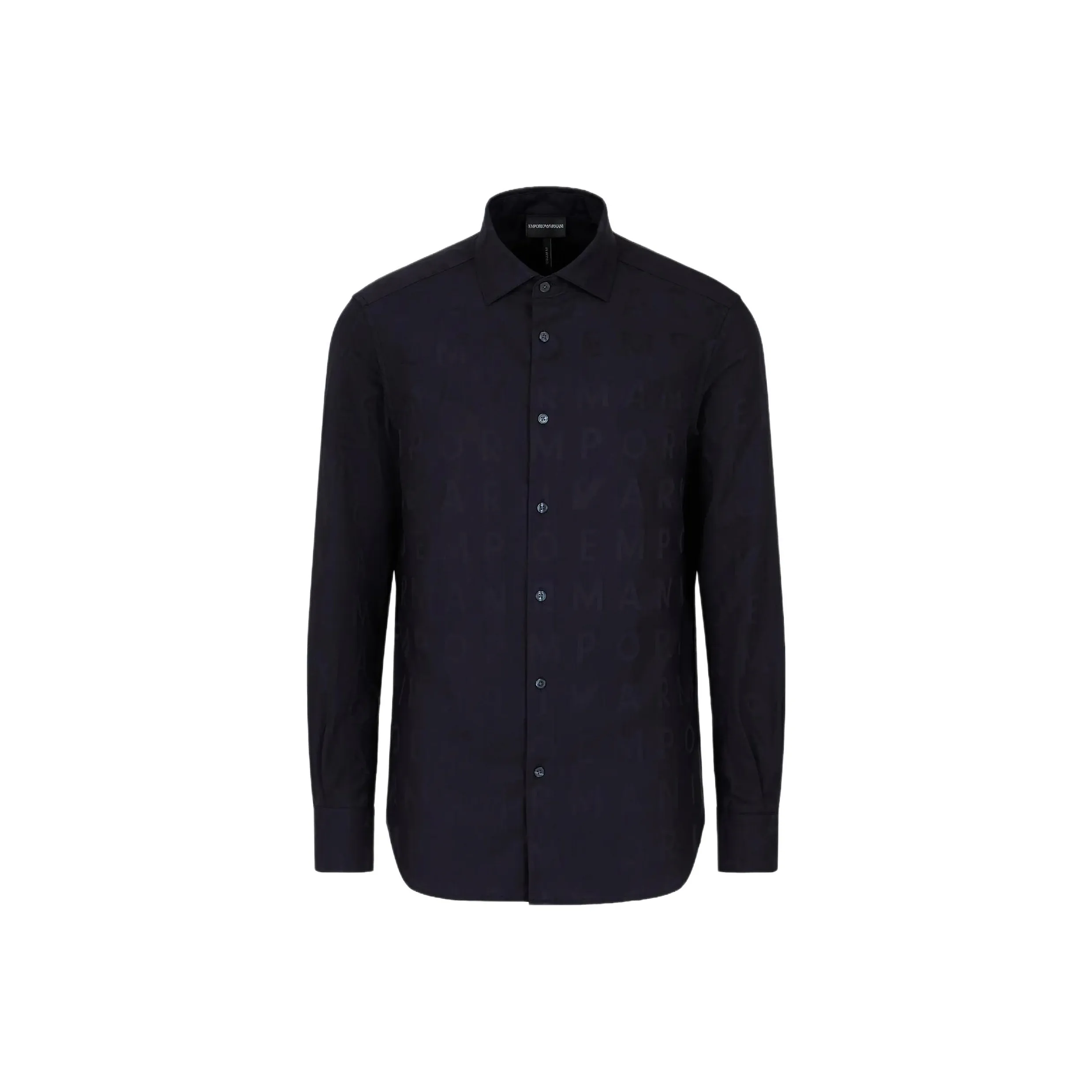 EMPORIO ARMANI Темно-синие мужские рубашки