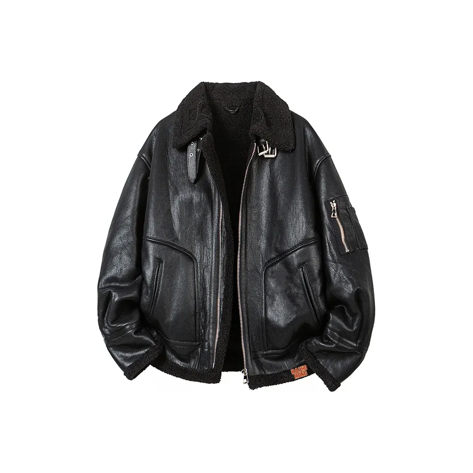 RASHOMONG Кожа Куртка Унисекс