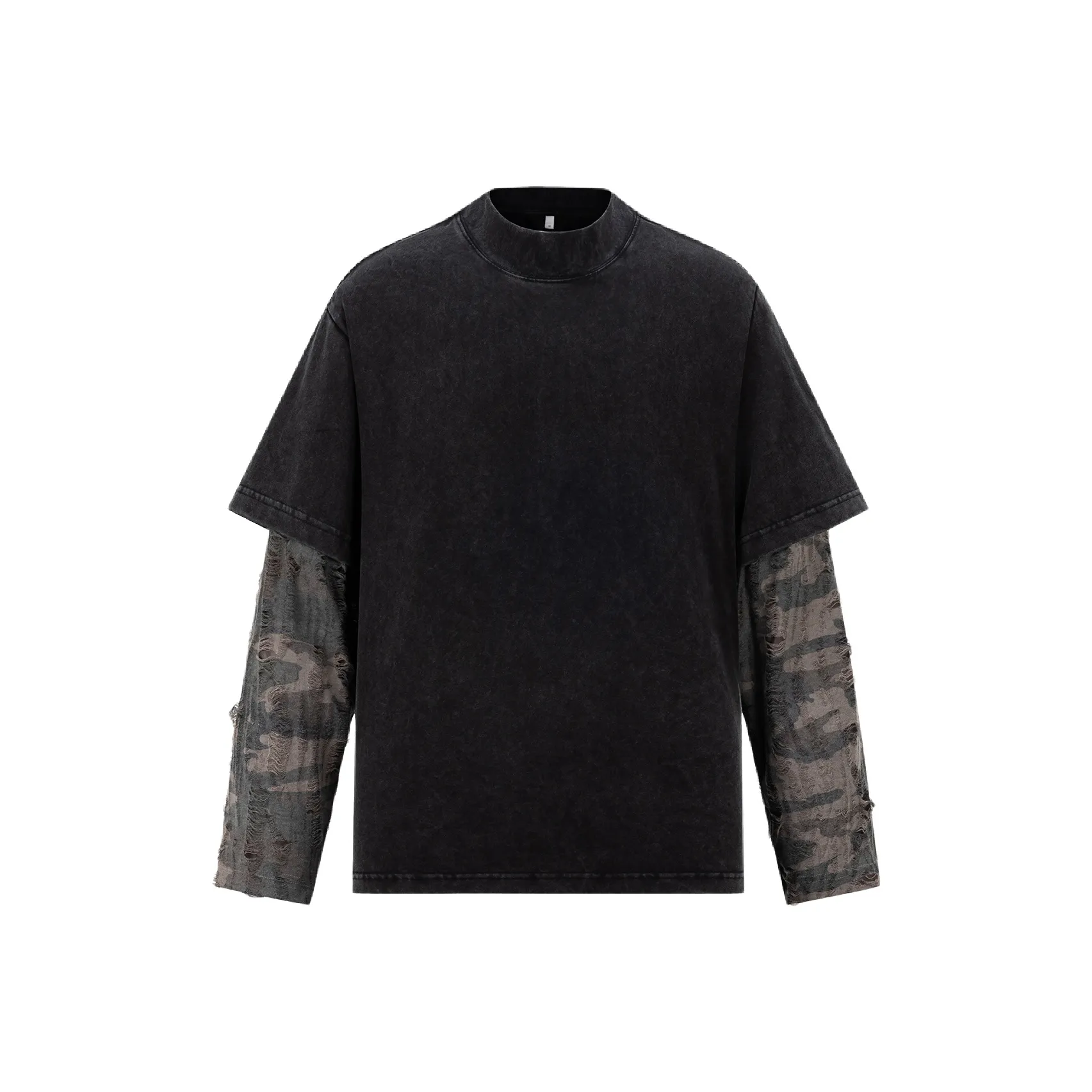 Evil Lions Выстиранный Черный Унисекс T-Рубашки