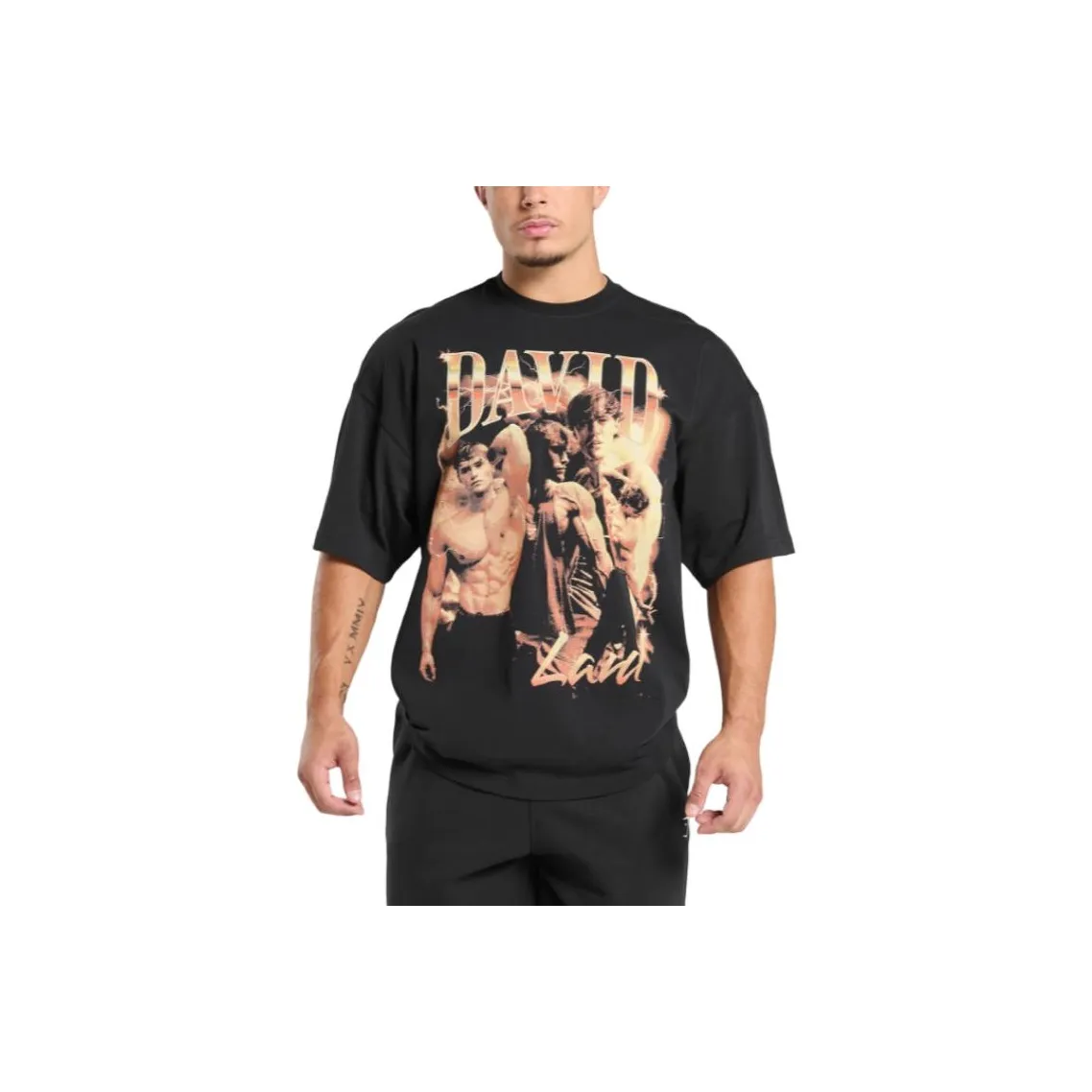 GYMSHARK David Bootleg T-Shirt Мужская