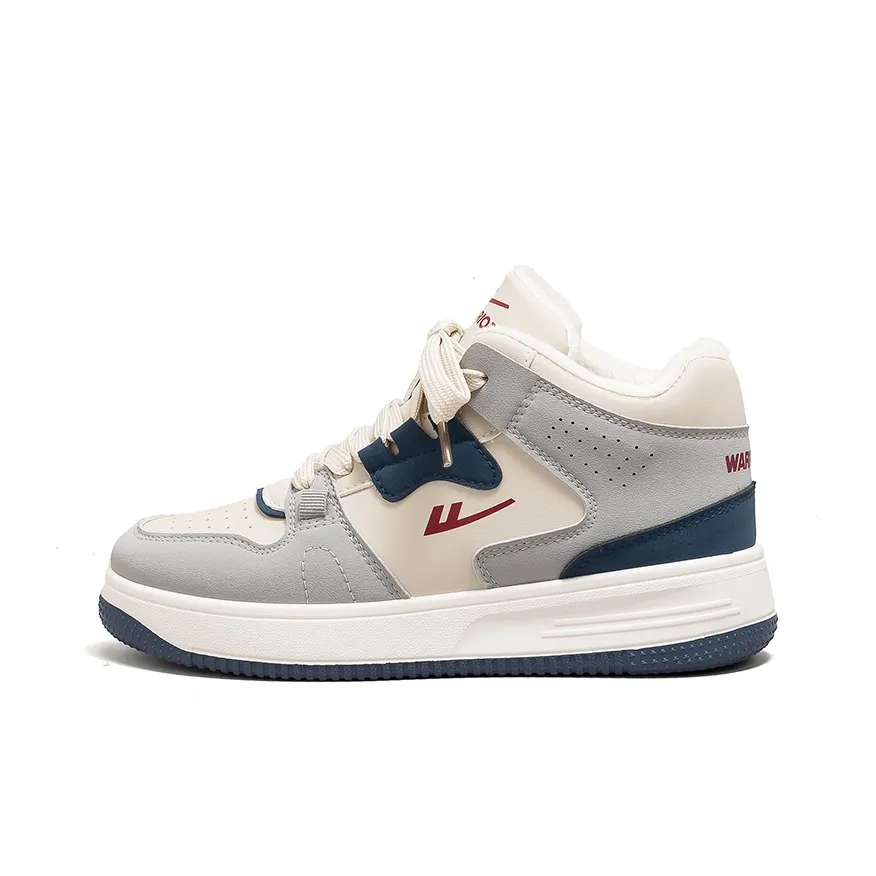 Warrior Термический Увеличивающий Высоту Устойчивый к Износу Высокий Топ Утепленная Обувь Унисекс Бежевый Серый Синий