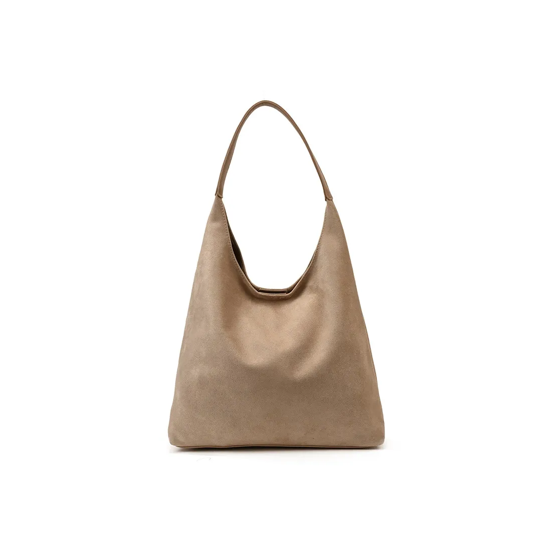 TOUTSEUL YOLO Замша Плечевая сумка Стандартная Женская Экрю Черный Кофейный Коричневый