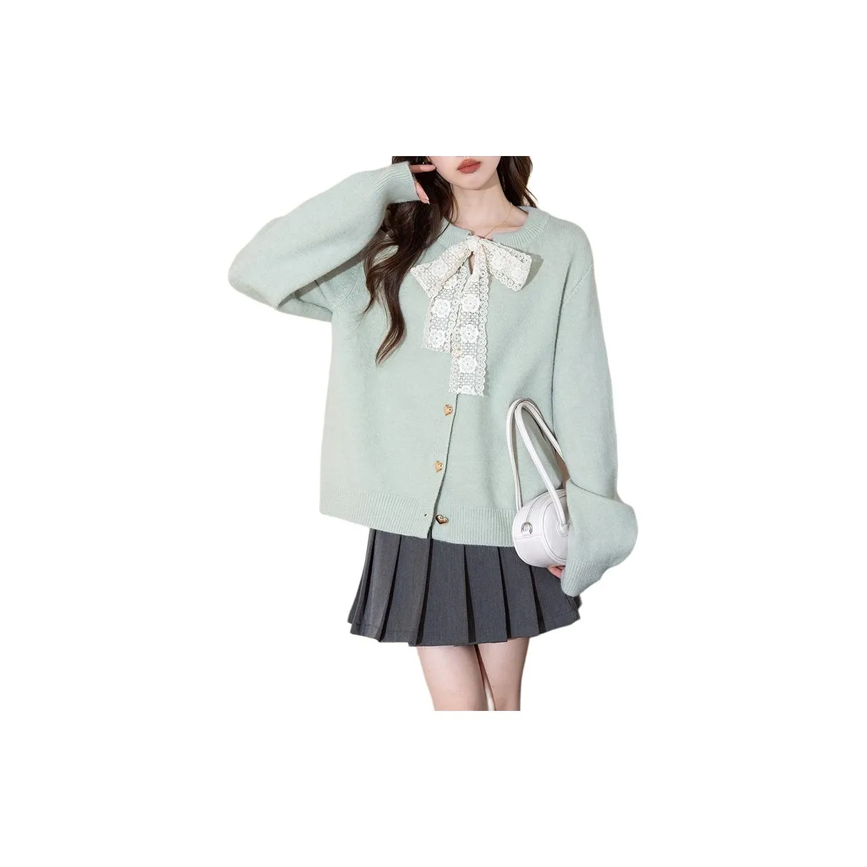 Tonlion Светло-зеленый Женский Трикотаж