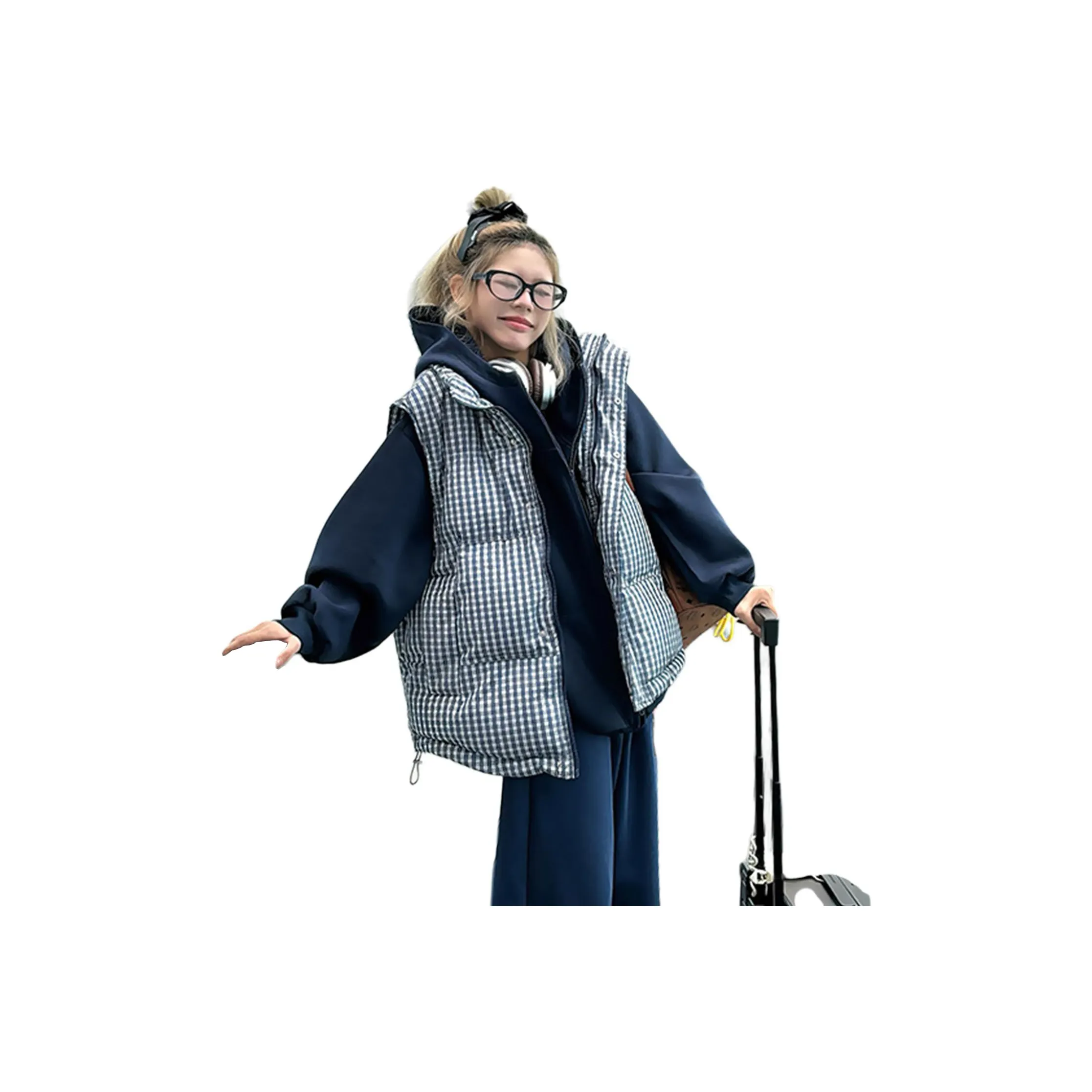 NEVER RULE Blue Unisex жилеты