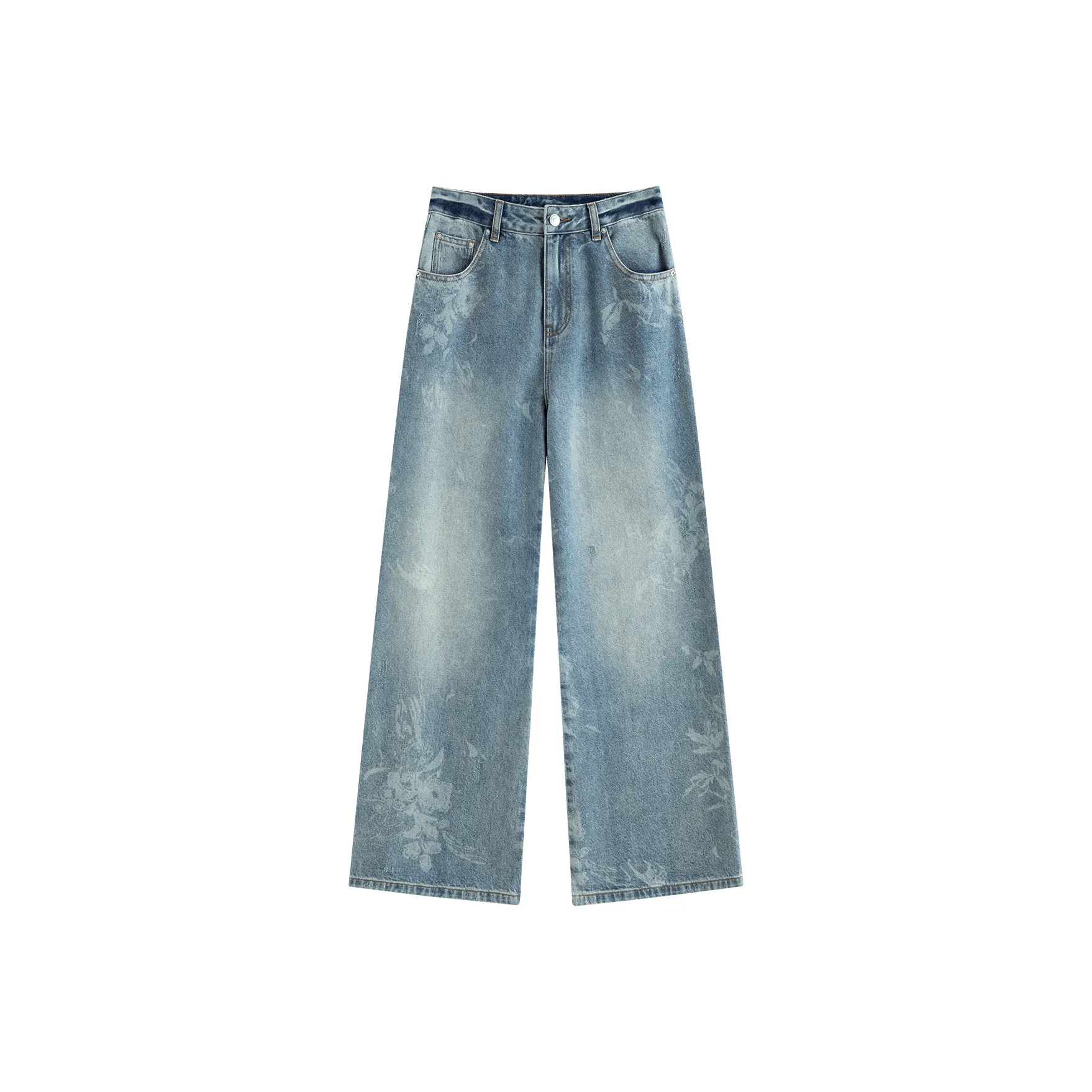 FANSILANEN Джинсовый синий Женские Джинсы