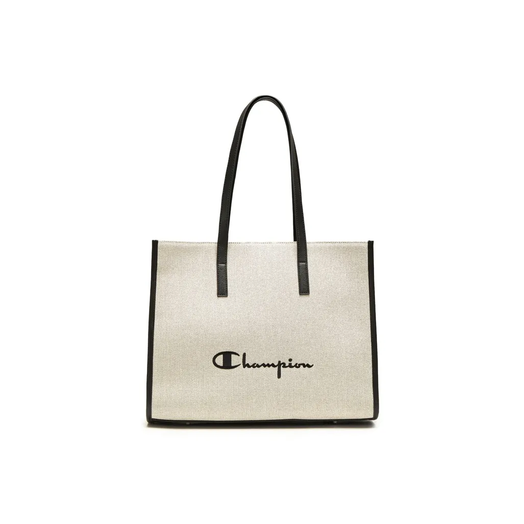 Champion Ткань + Искусственная кожа Сумка через плечо Стандартная Унисекс Белый Черный Хаки Двойной Цвет Холст Светло-Синий Деним