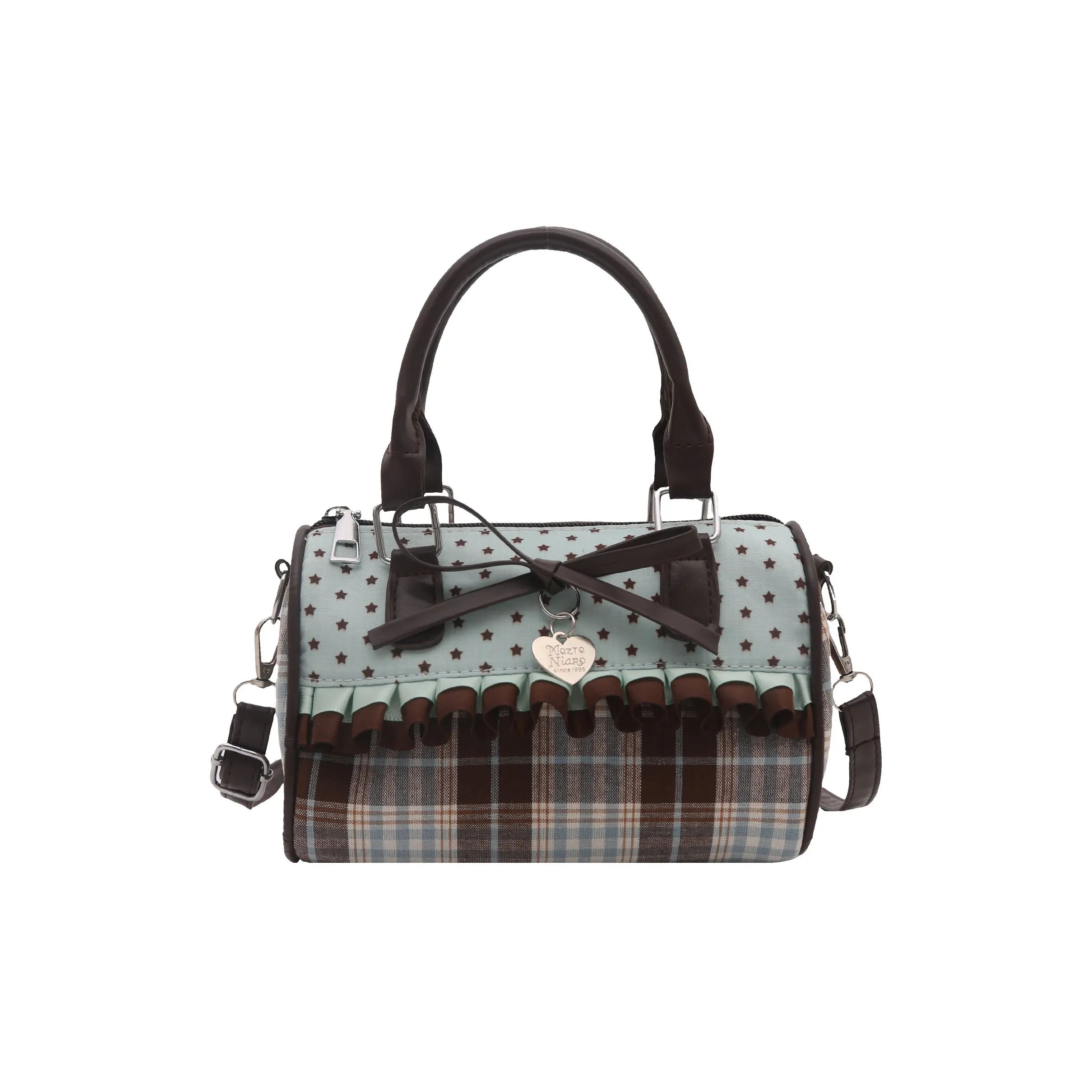 DIFFERENT FACES ПУ (полиуретан) Сумка через плечо Стандартная Женская Мятно-зеленая