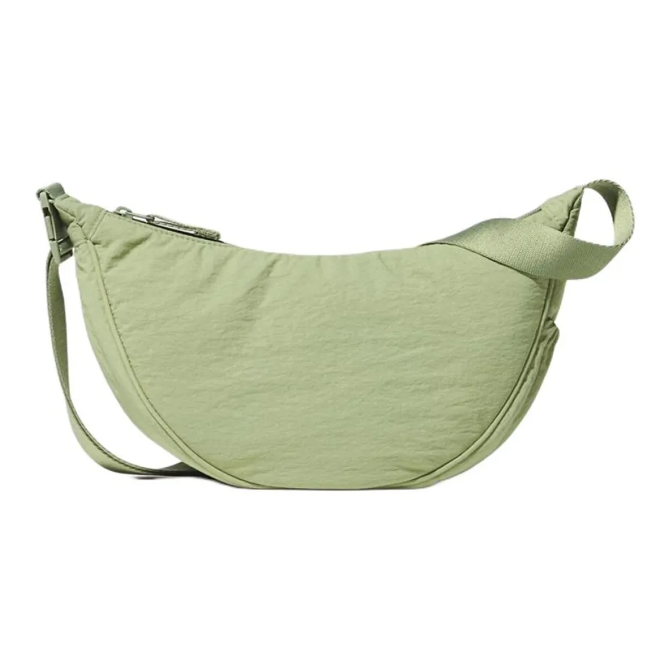 UNIQLO Полиамидная сумка через плечо унисекс изумрудно-зеленого цвета
