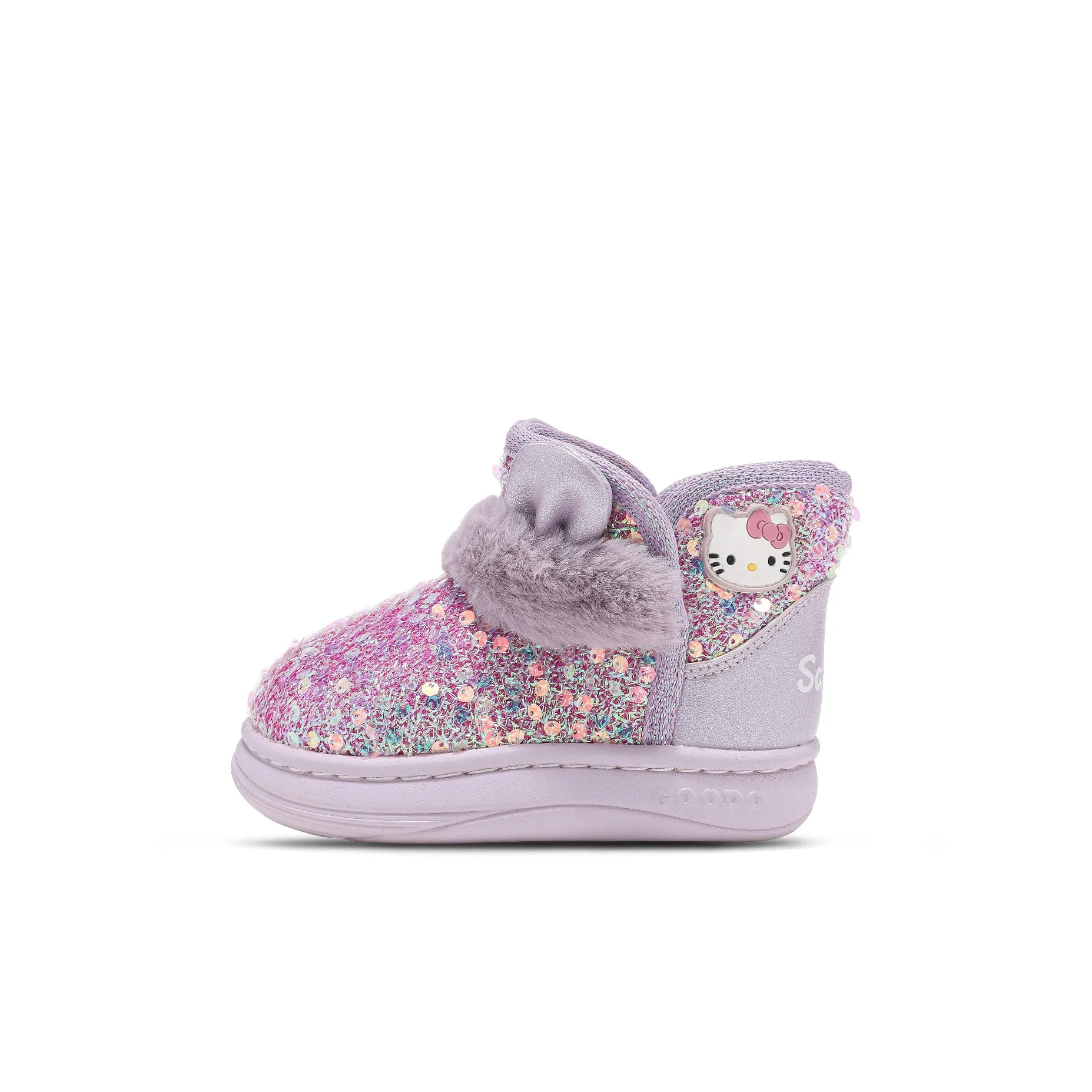 Sanrio x Hello Kitty Легкий Амортизаторы MID Топ Детский Хлопок Ботинки Детские Возраст 3-7 лет