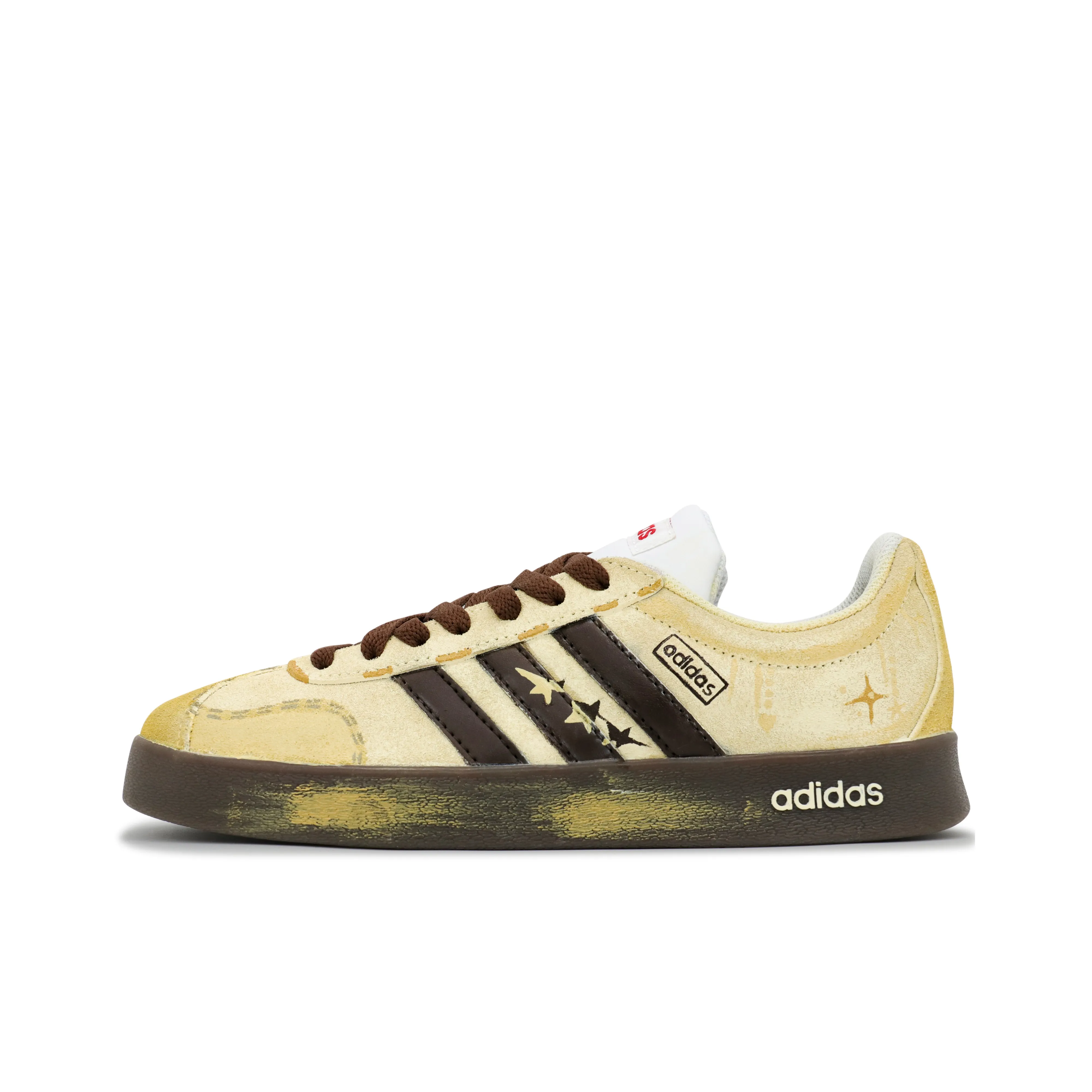 Adidas VL Court 2,0 Масло Пачка [313 Manufacturing] Устойчивые к истиранию Низкие Кроссовки для скейтбординга Унисекс