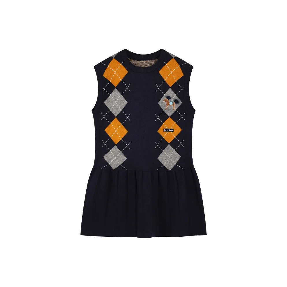 BARRY BANNY Sapphire Blue Dress KIDS Dresses BARRY BANNY Сапфирово-синий платье KIDS Платья