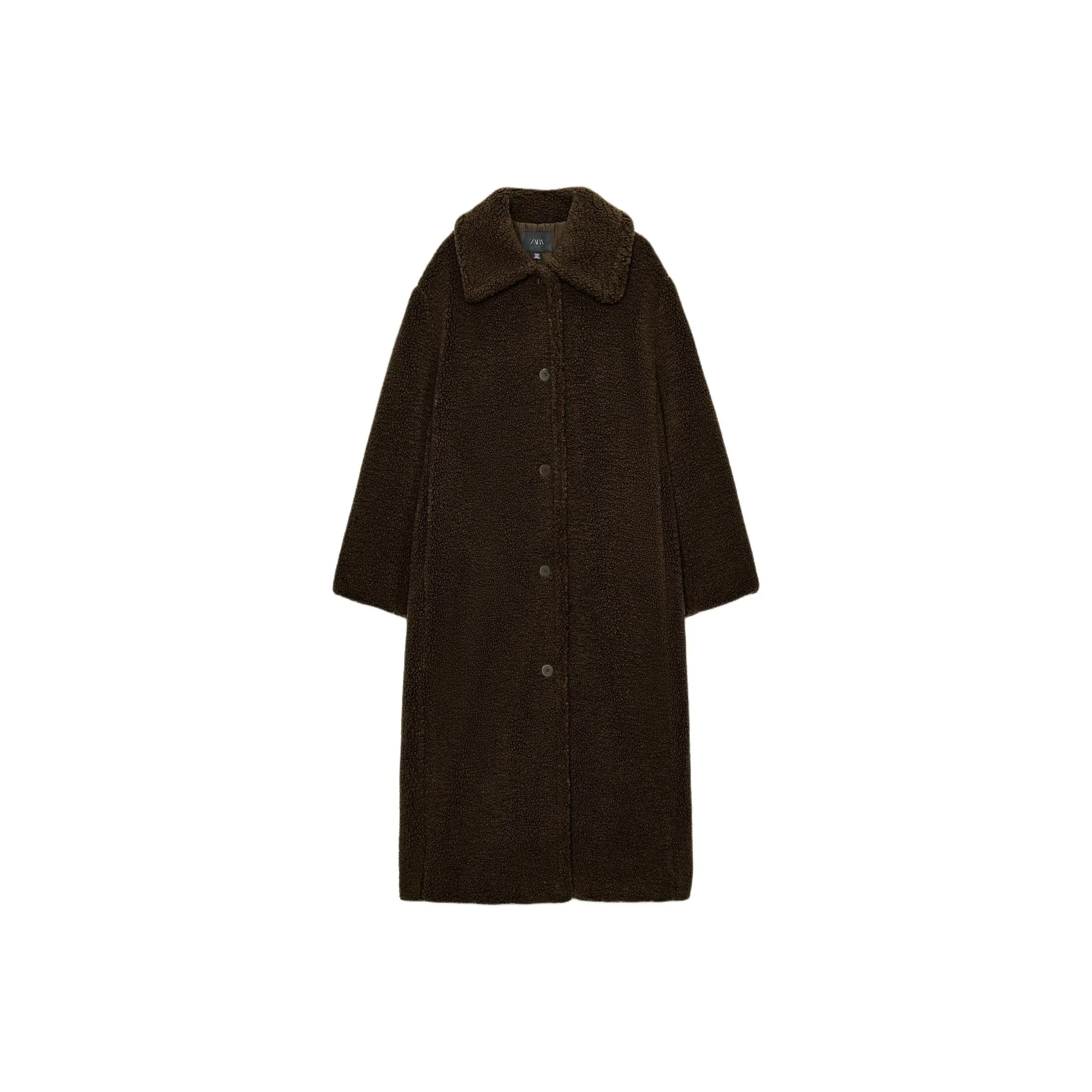 ZARA Collaboration Темно-коричневые женские бархатные куртки