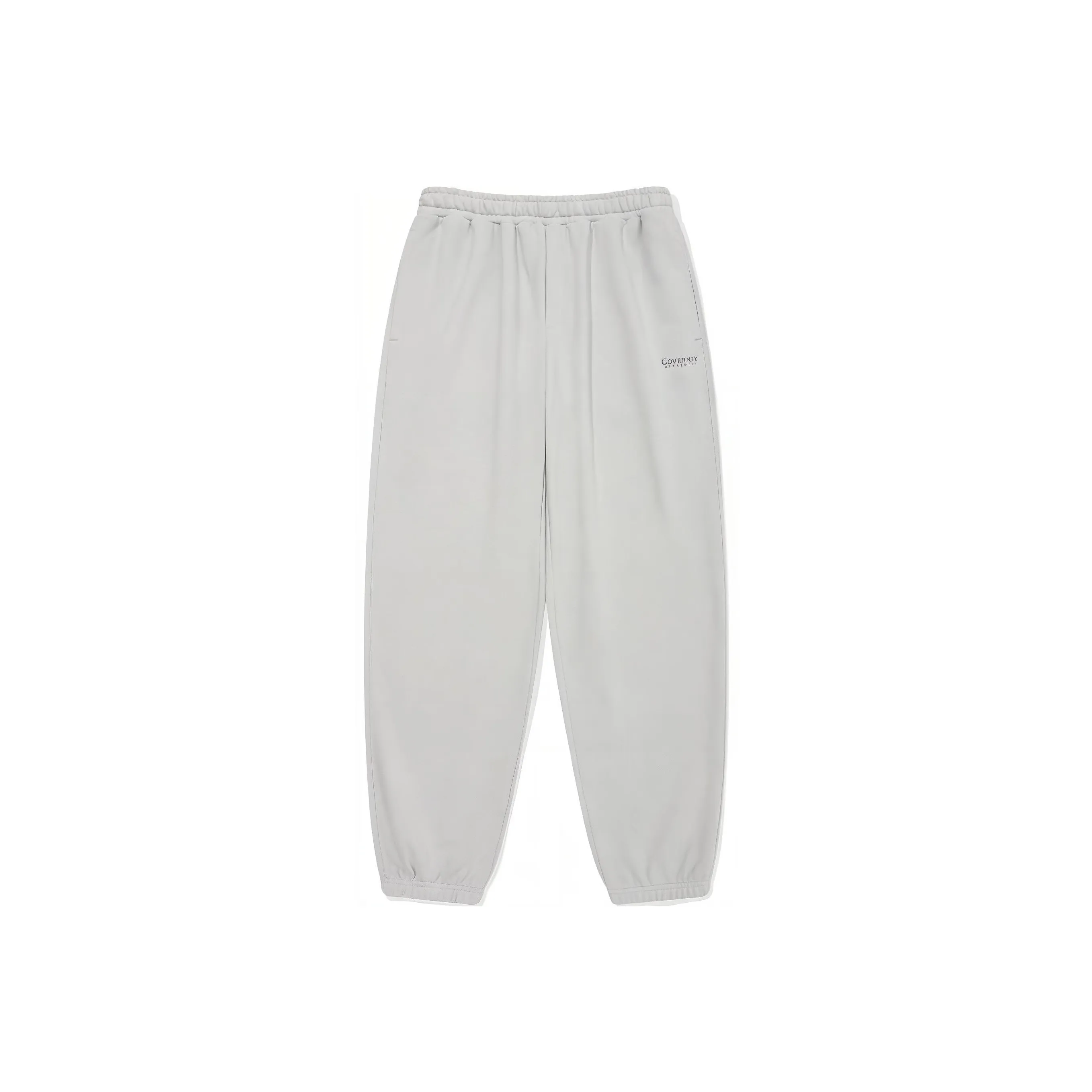 COVERNAT Вязаные тренировочные штаны унисекс небесно-голубого цвета