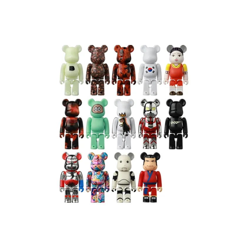 BE@RBRICK Серия 44 Коллекция Слепые Коробки Один Слепой Коробка 2 Сюрприз Коробки Целая Коробка 24 Упаковки