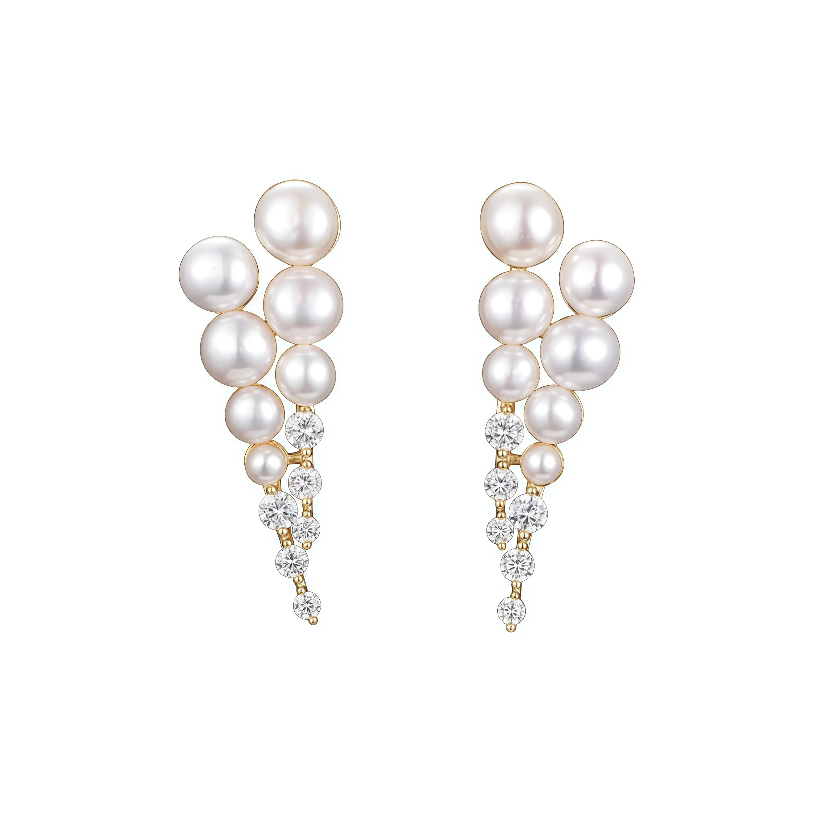 Sерьги LANYING из искусственного хрусталя женские